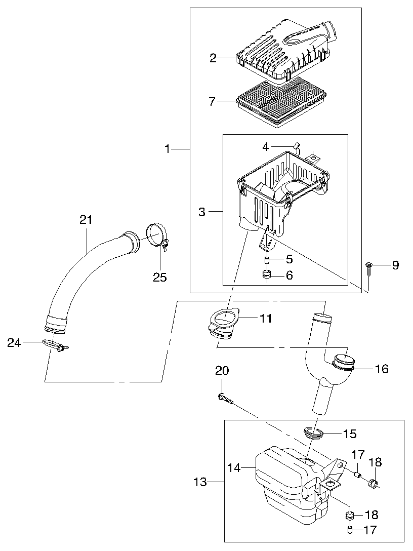 General Motors 96181263 - Gaisa filtrs ps1.lv