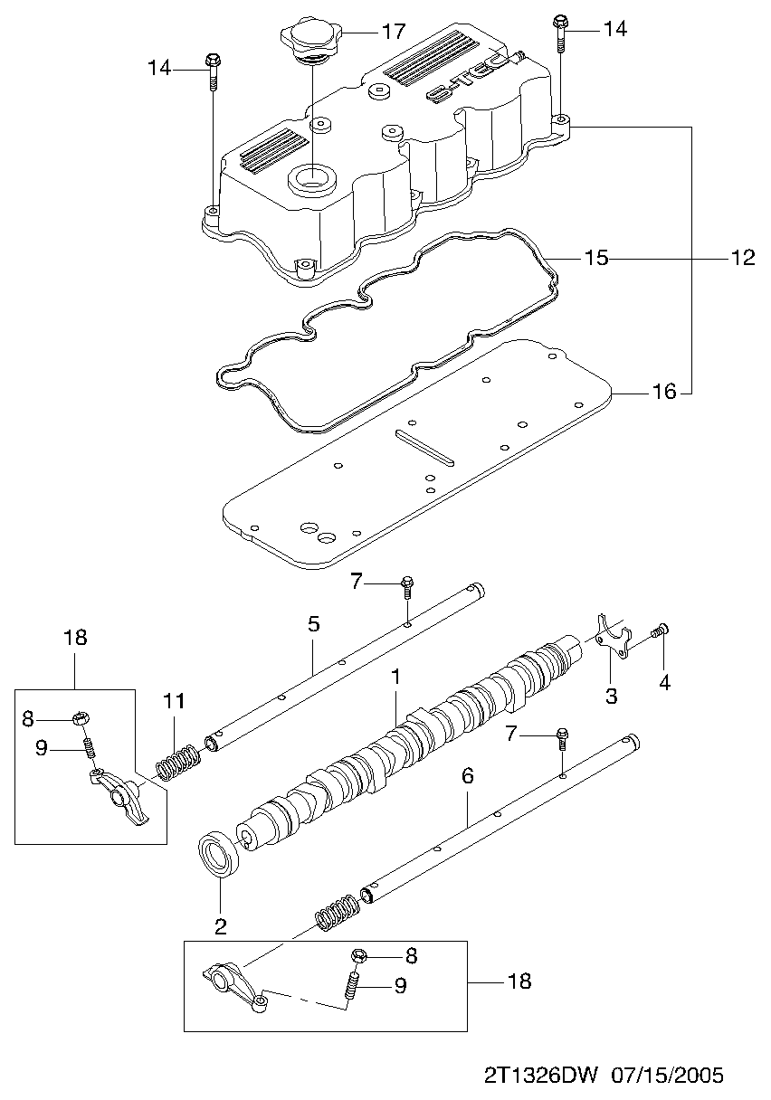 Chevrolet 96951781 - Sadales vārpsta ps1.lv