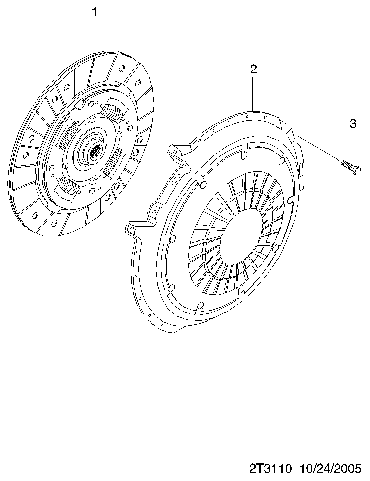 Chevrolet 96343030 - Sajūga disks ps1.lv