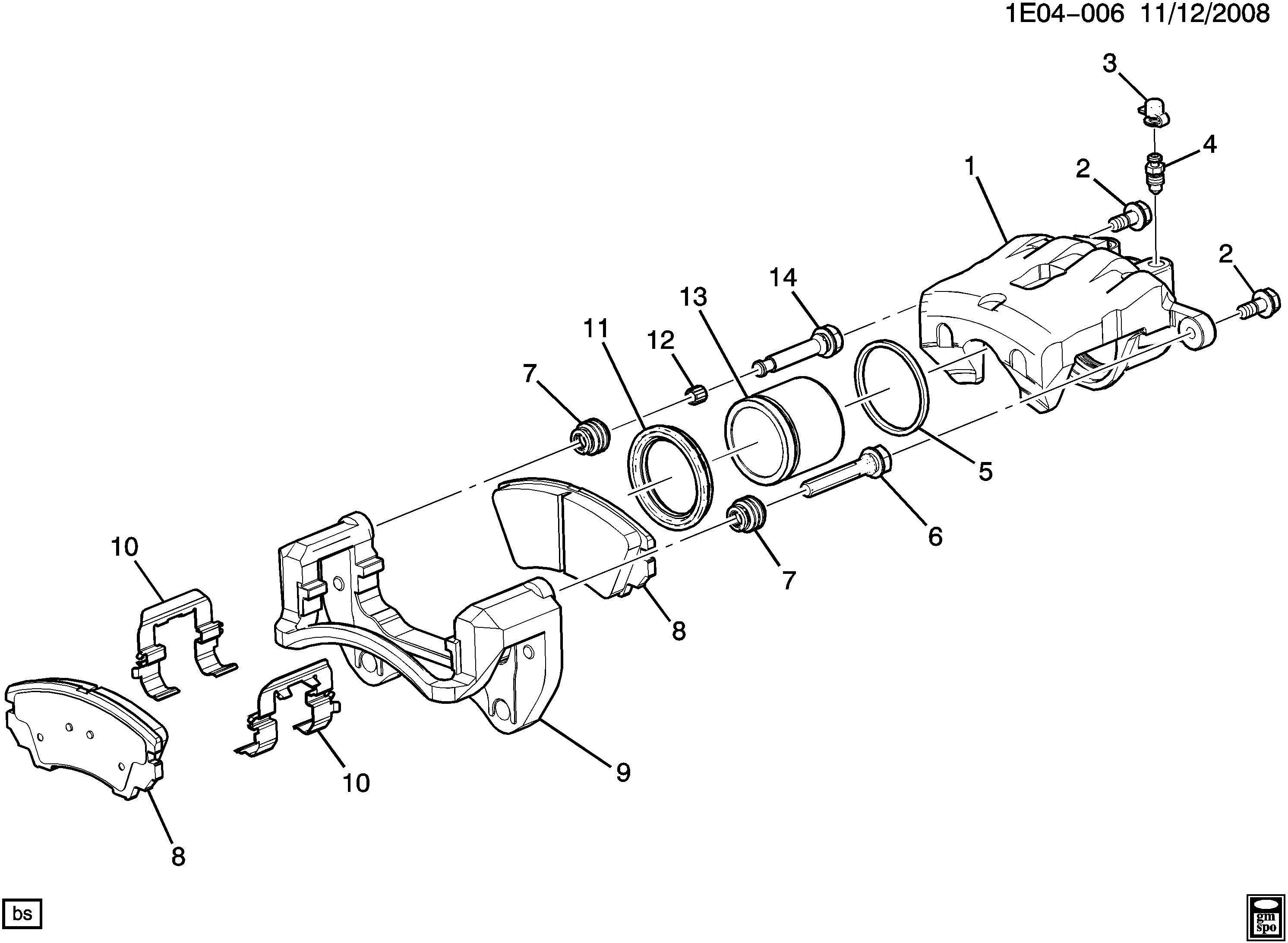 SAAB 13578803 - Bremžu suports ps1.lv