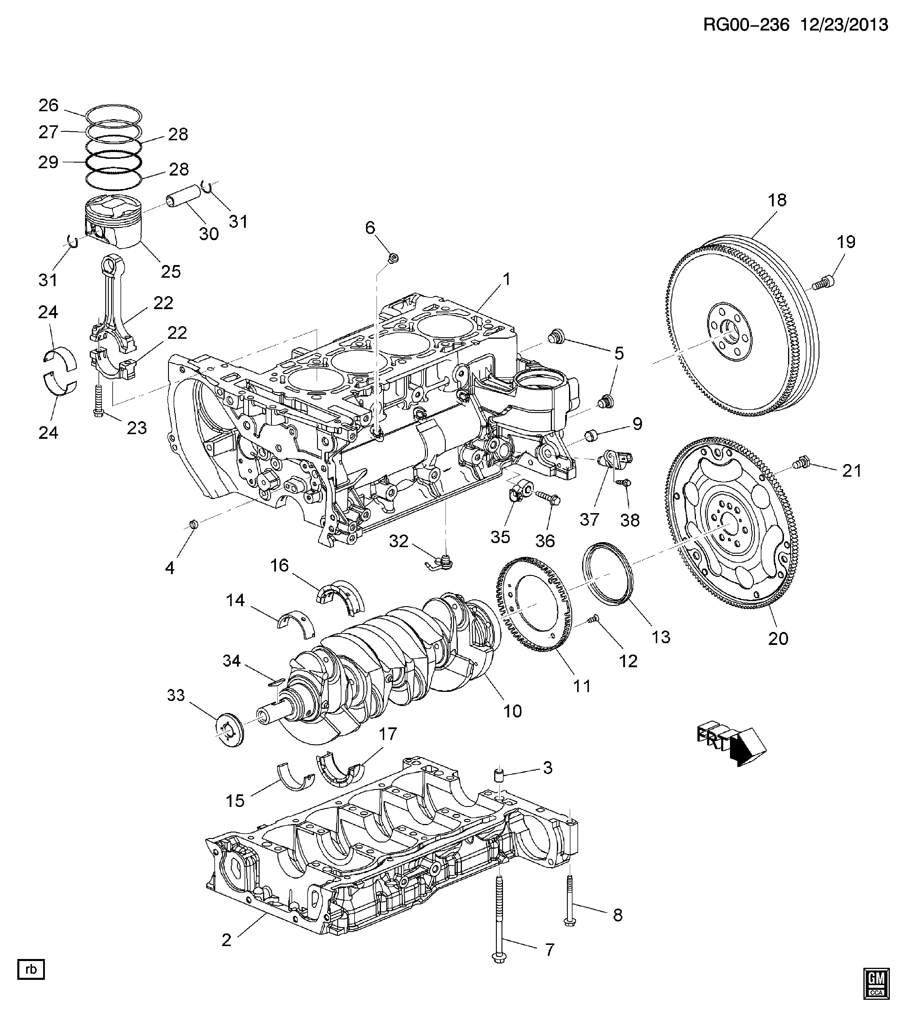 Chevrolet 12588992 - Impulsu devējs, Kloķvārpsta ps1.lv