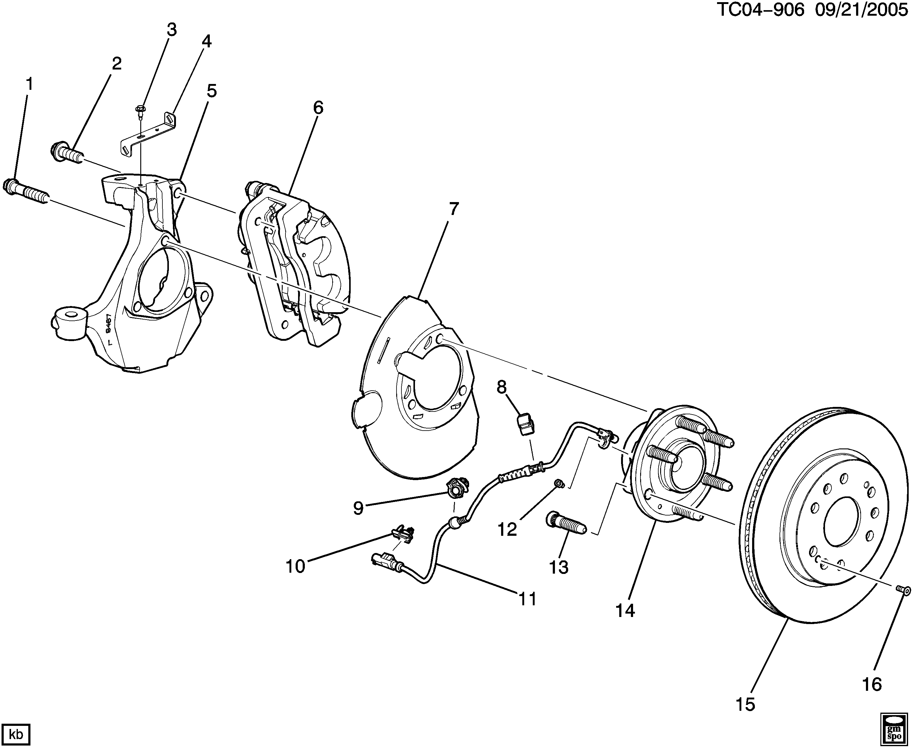 Cadillac 22950036 - Bremžu diski ps1.lv