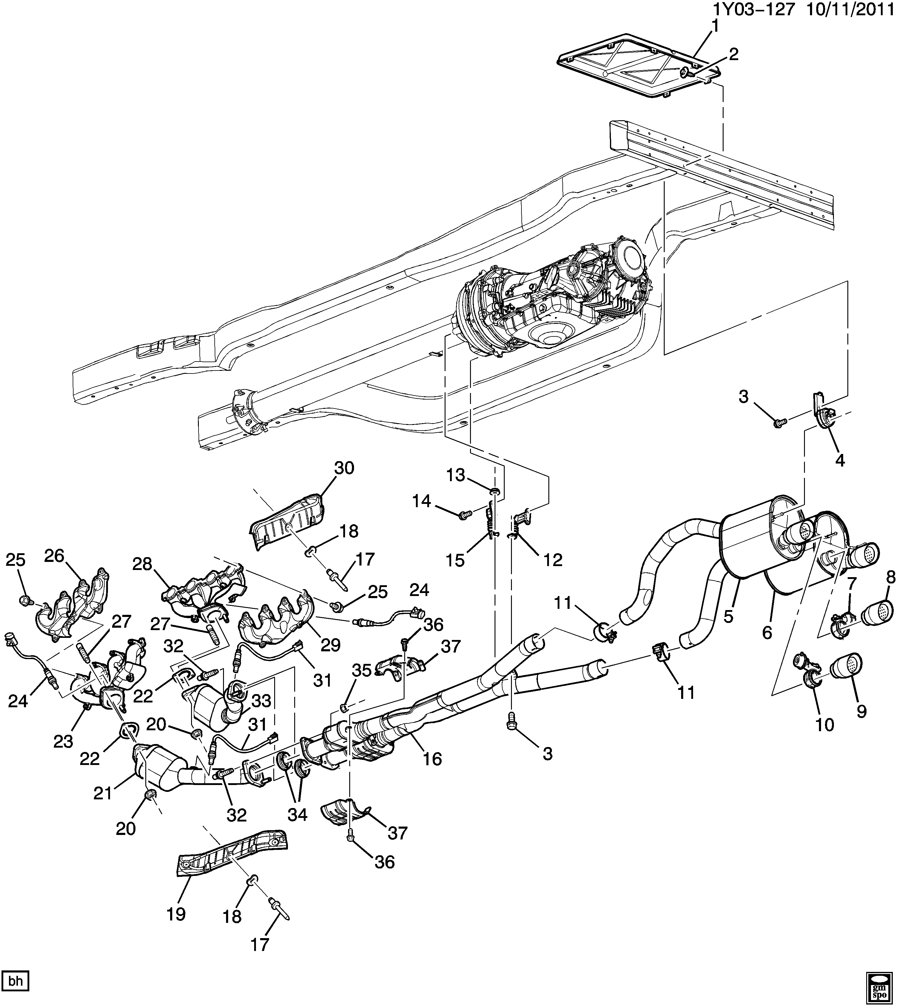 General Motors 12611165 - Lambda zonde ps1.lv