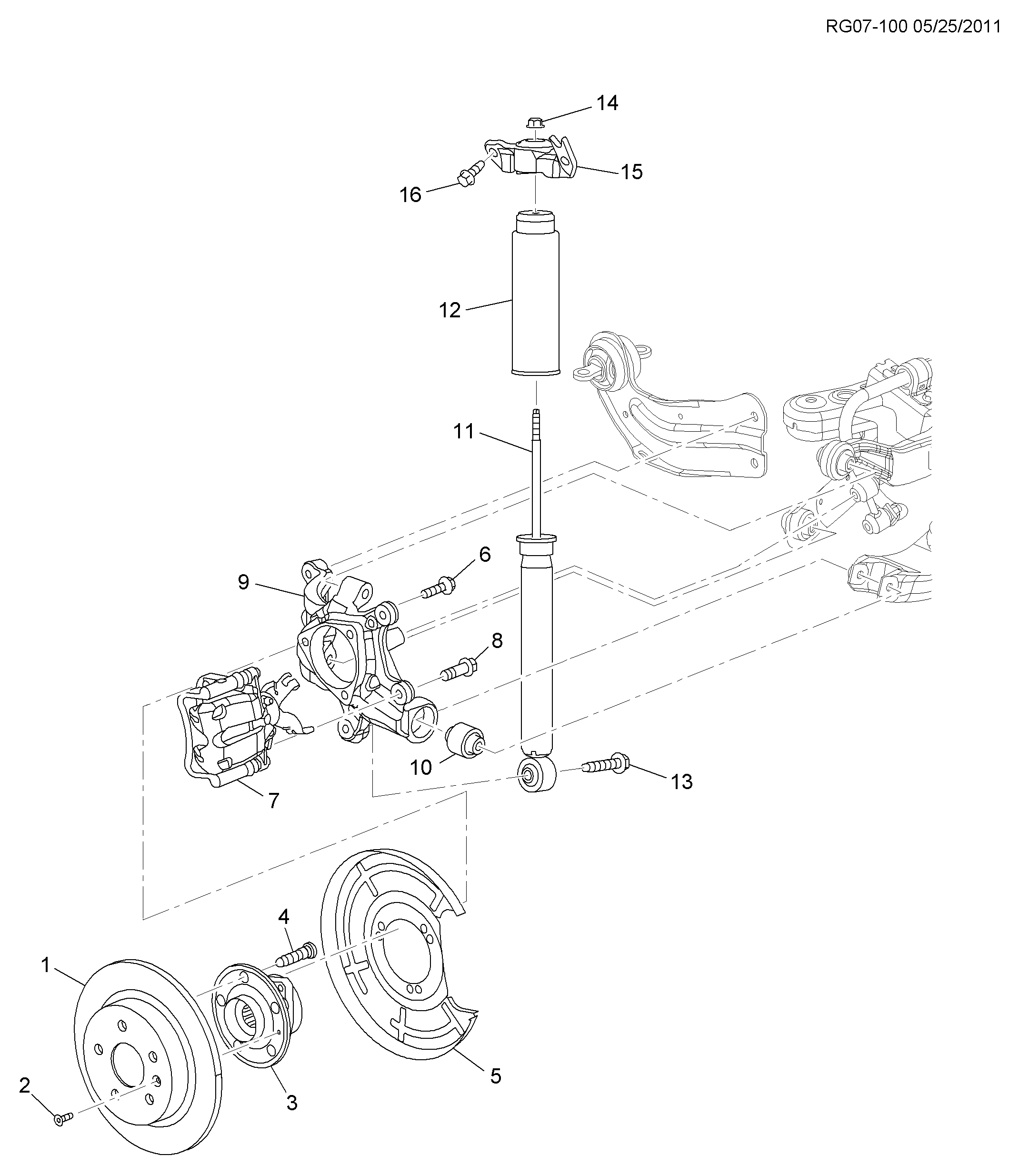 Opel 11570339 - Skrūve, Bremžu disks ps1.lv