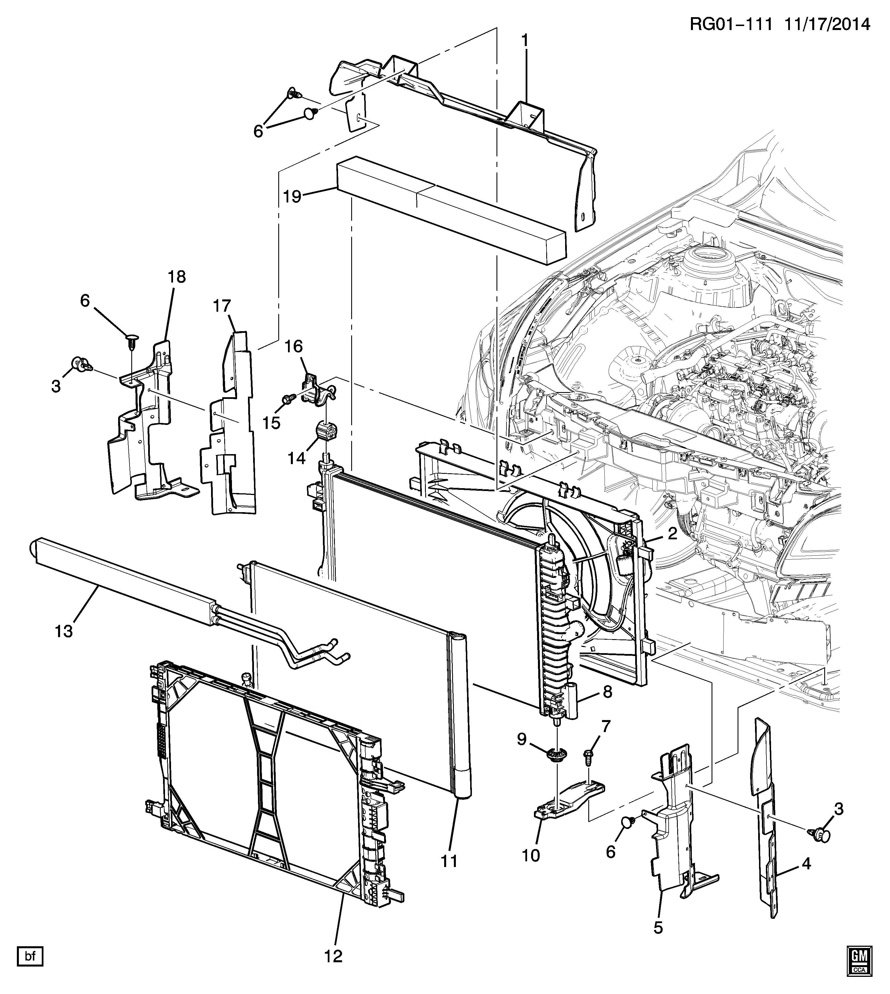 Vauxhall 13 24 1737 - Kondensators, Gaisa kond. sistēma ps1.lv