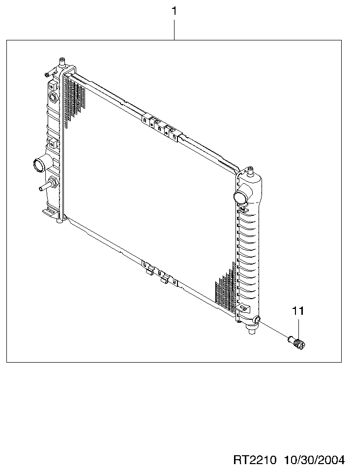 Hummer 96443475 - Radiators, Motora dzesēšanas sistēma ps1.lv