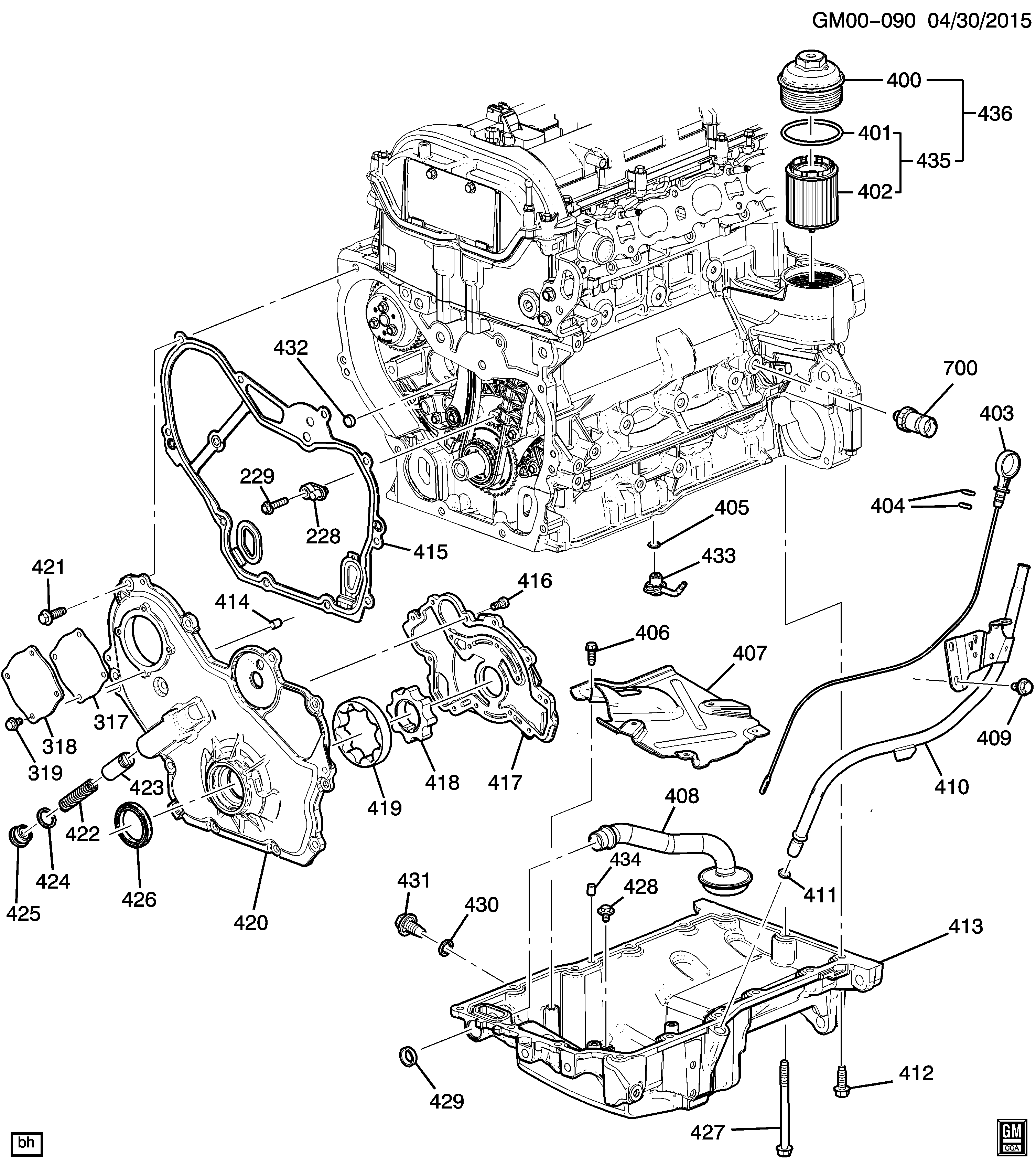 DAEWOO 19260345 - Eļļas filtrs ps1.lv