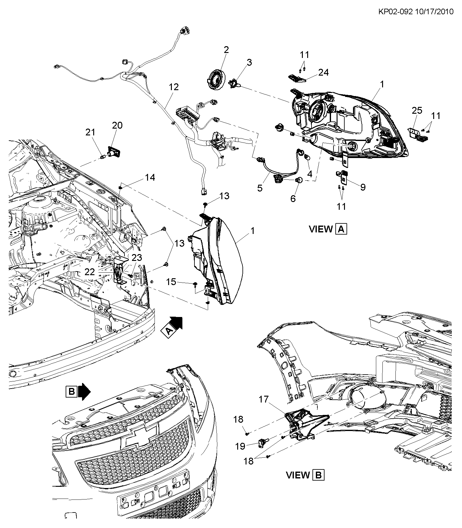 Chevrolet 95072562 - Miglas lukturis ps1.lv