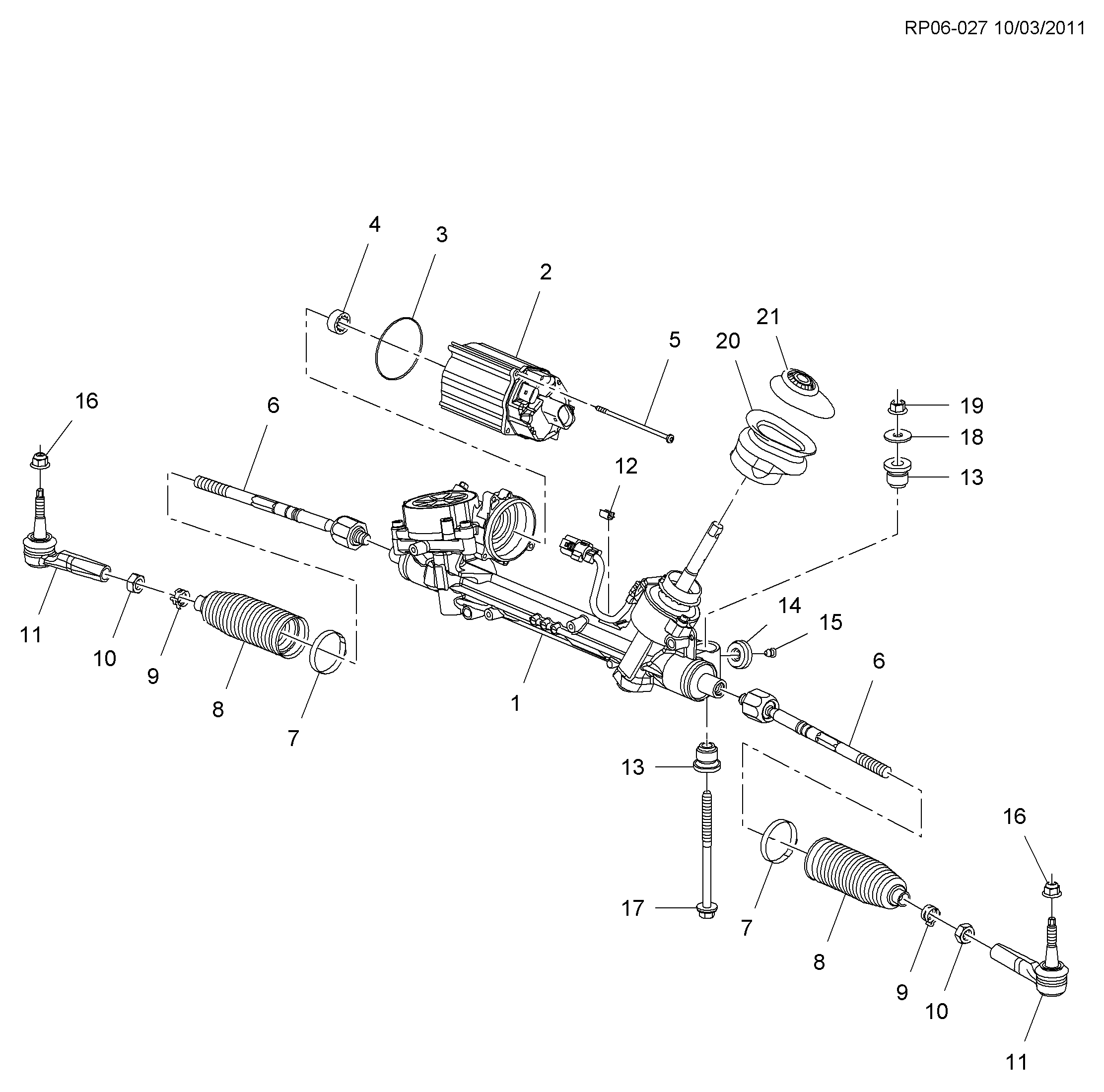 BUICK (SGM) 13286686 - Stūres šķērsstiepņa uzgalis ps1.lv