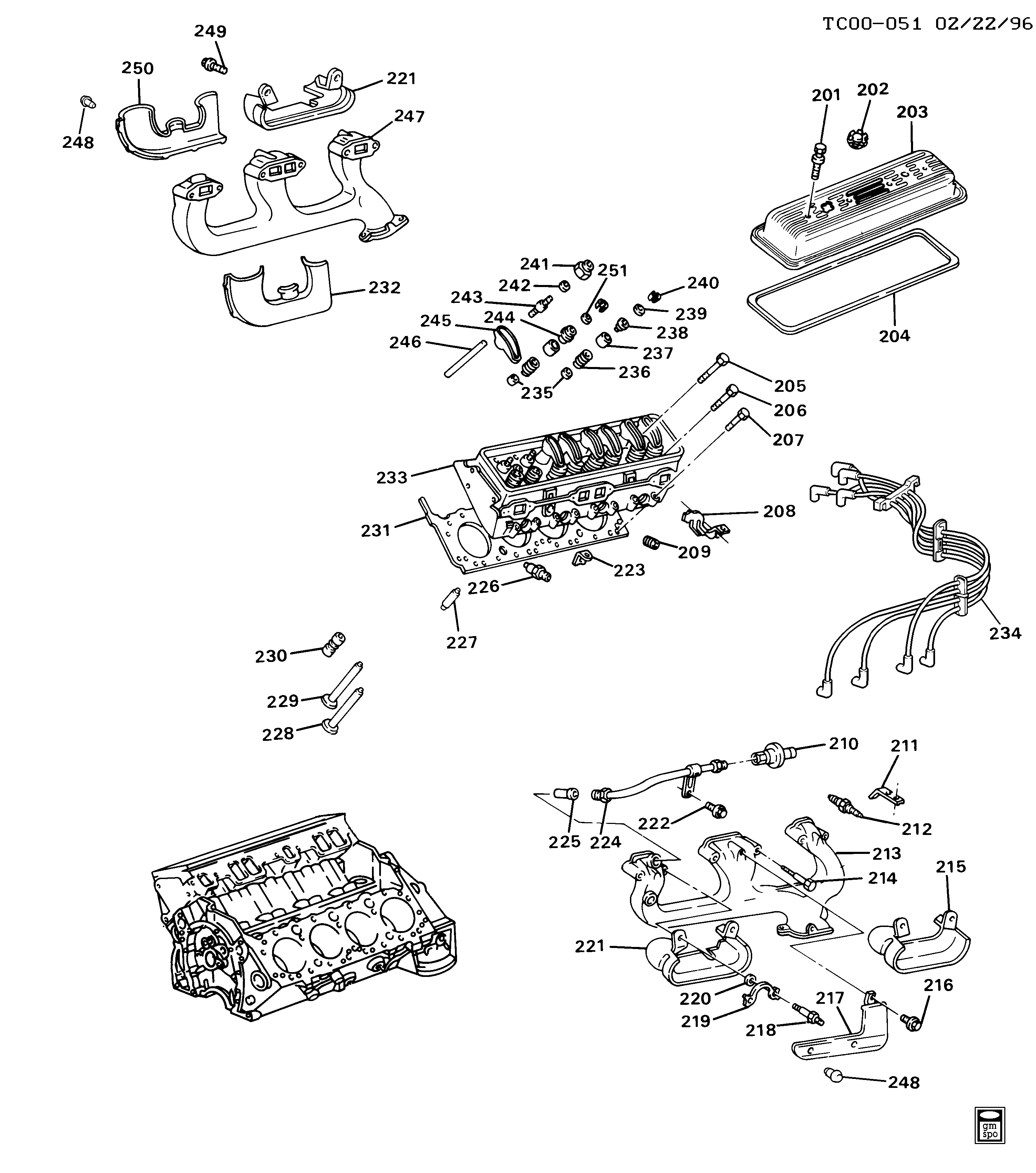 GMC 10105117 - Blīve, Motora bloka galva ps1.lv