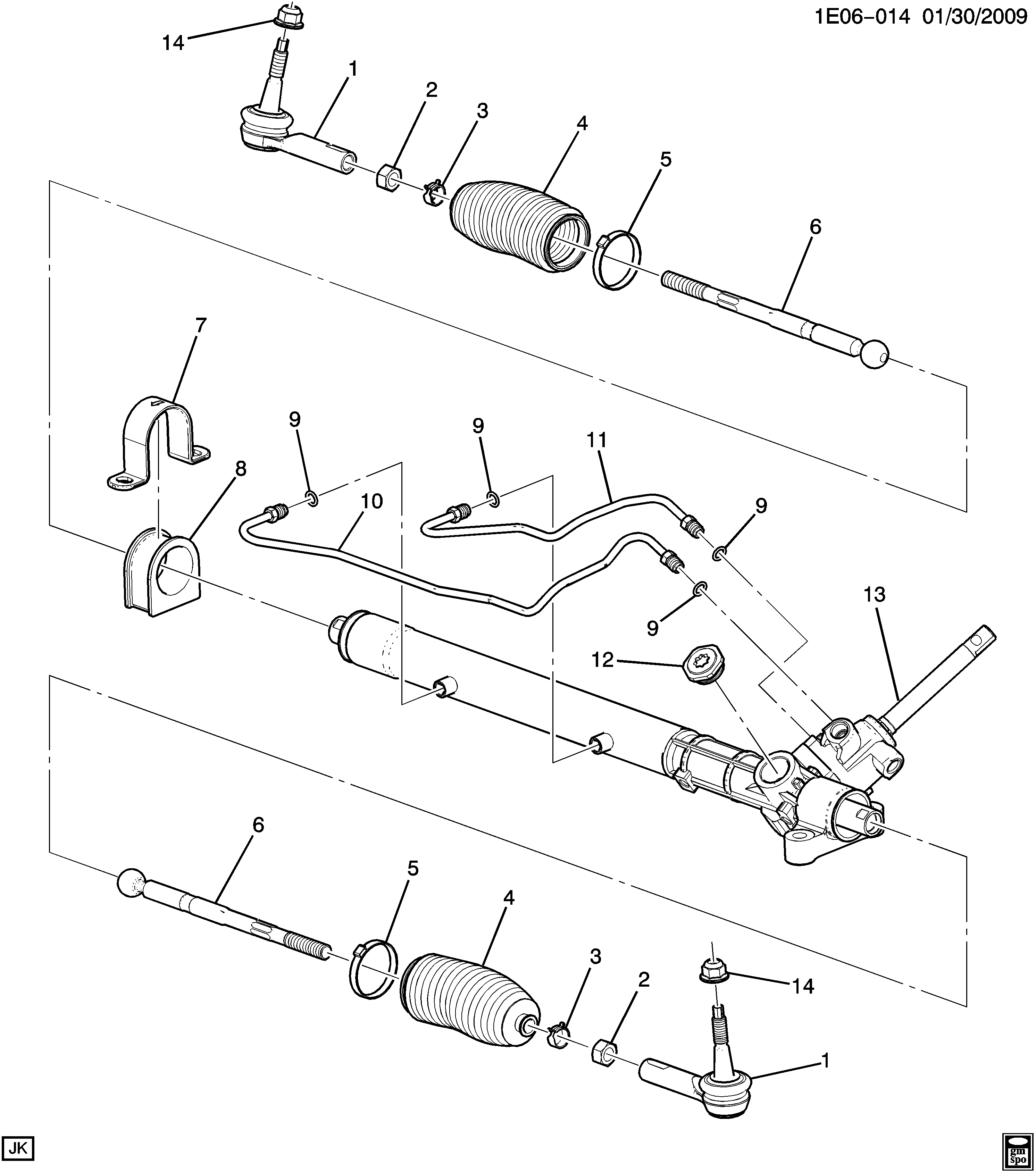 Chevrolet 92227430 - Aksiālais šarnīrs, Stūres šķērsstiepnis ps1.lv