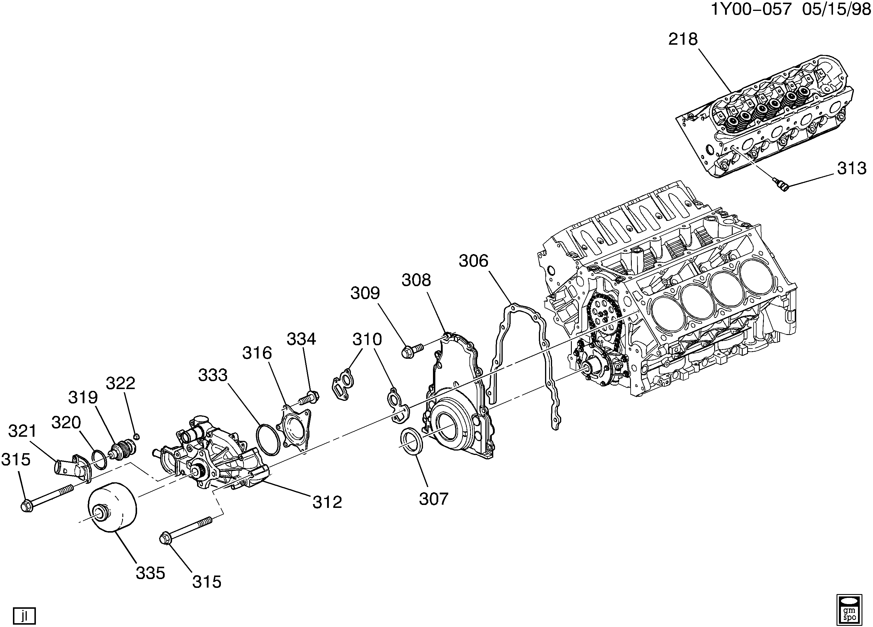 Chevrolet 12571261 - INLET,W/PMP(USED ON PUMPS WITH CASTING #12562459)(INCLS 12)(INCL ps1.lv