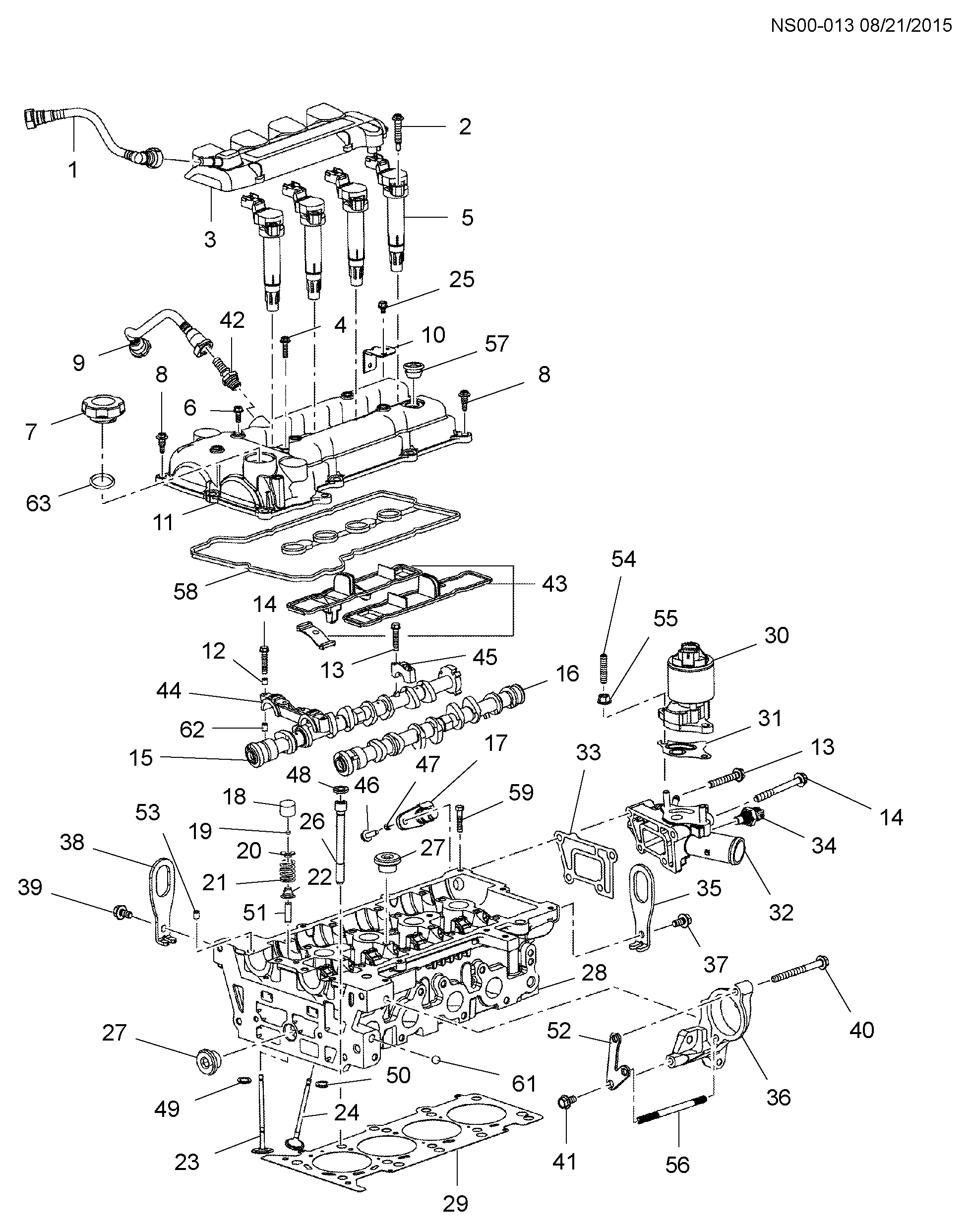 Opel 12 674 704 - Devējs, Sadales vārpstas stāvoklis ps1.lv