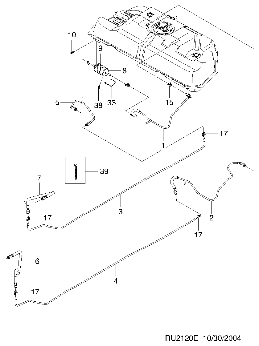 Opel 96335719 - Degvielas filtrs ps1.lv