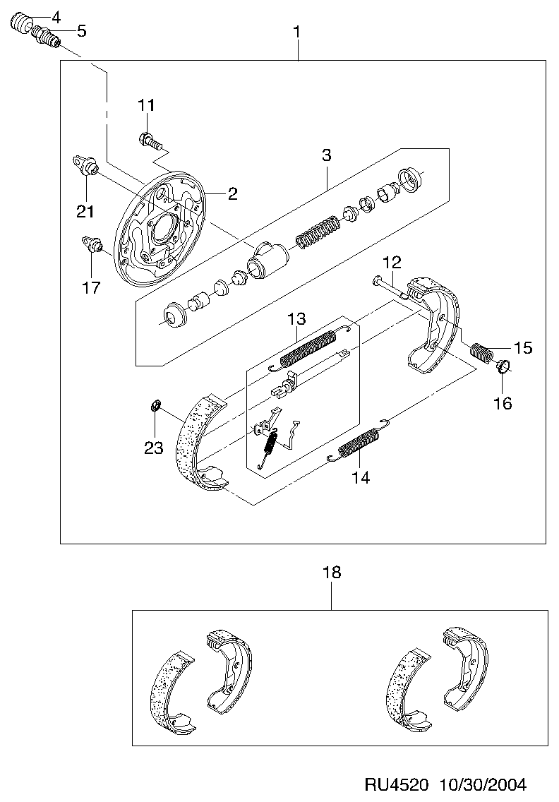 Chevrolet 93740568 - Riteņa bremžu cilindrs ps1.lv