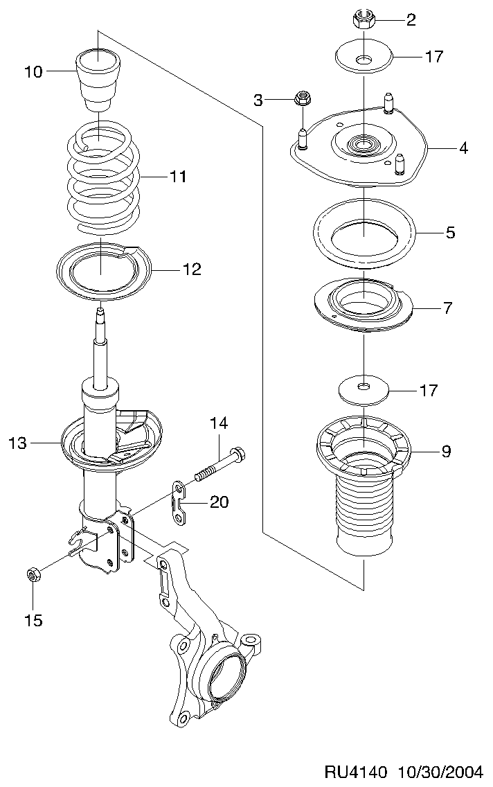 DÜRER 96261094 - BEARING ps1.lv