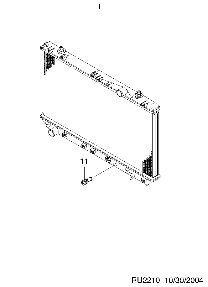 DAEWOO 96813422 - Radiators, Motora dzesēšanas sistēma ps1.lv