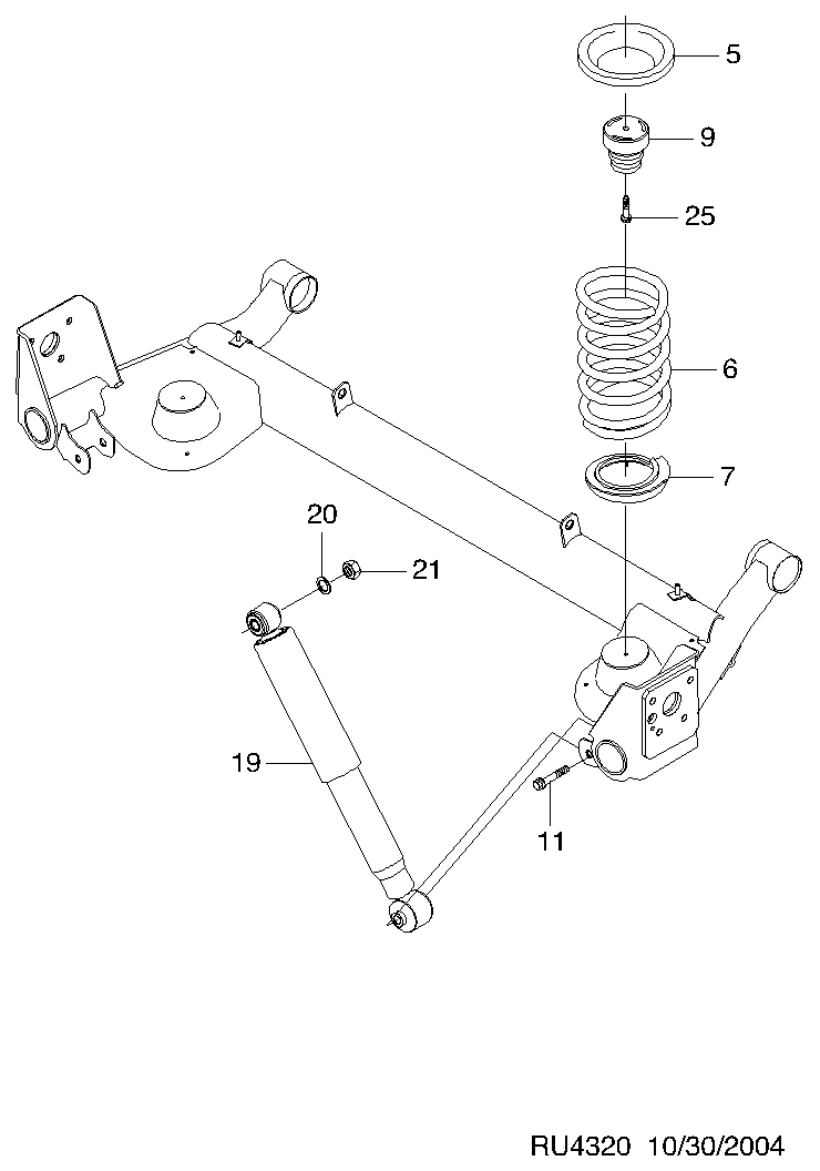 DAEWOO 96261129 - Gājiena ierobežotājs, Atsperojums ps1.lv