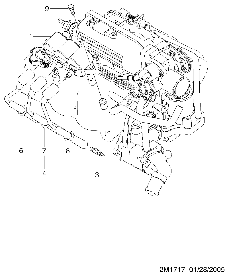 Opel 96291054 - COIL-IGNITION, TCP ps1.lv