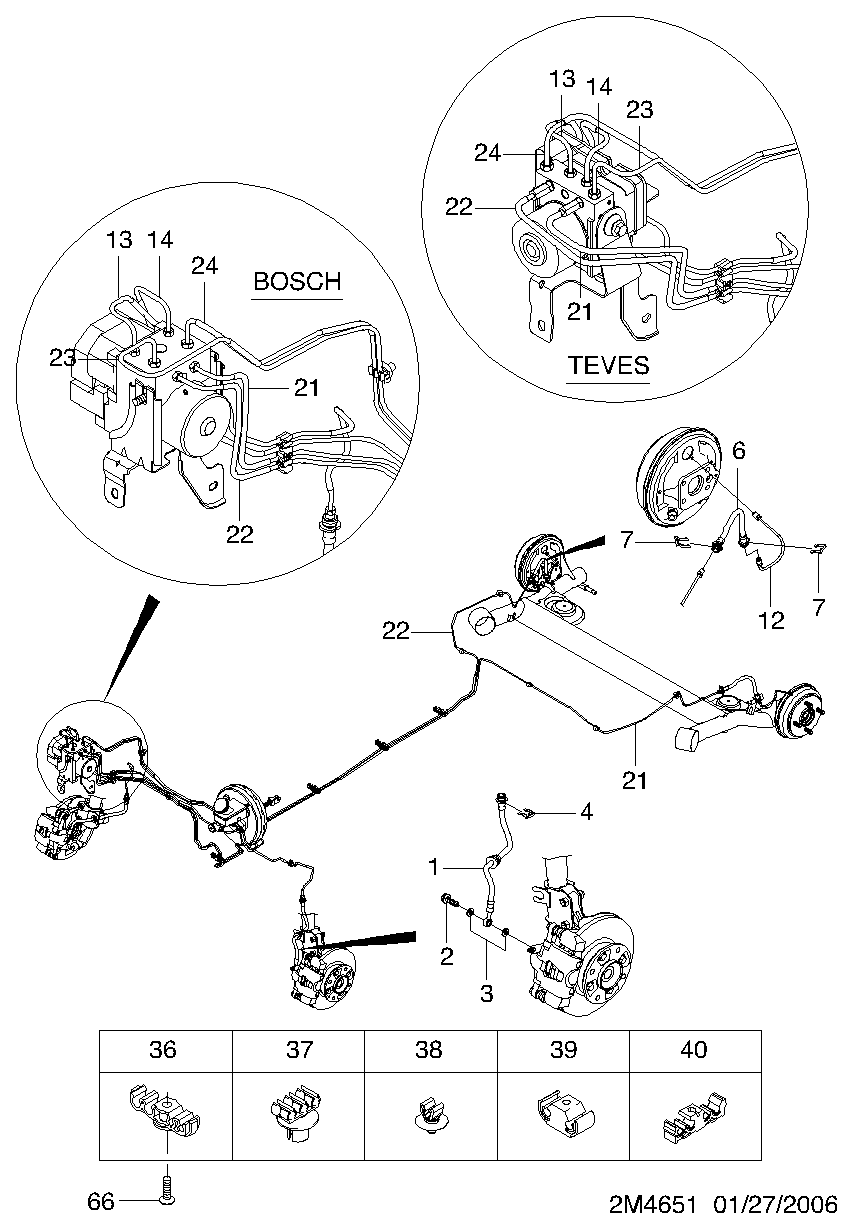 General Motors 96518629 - Bremžu šļūtene ps1.lv