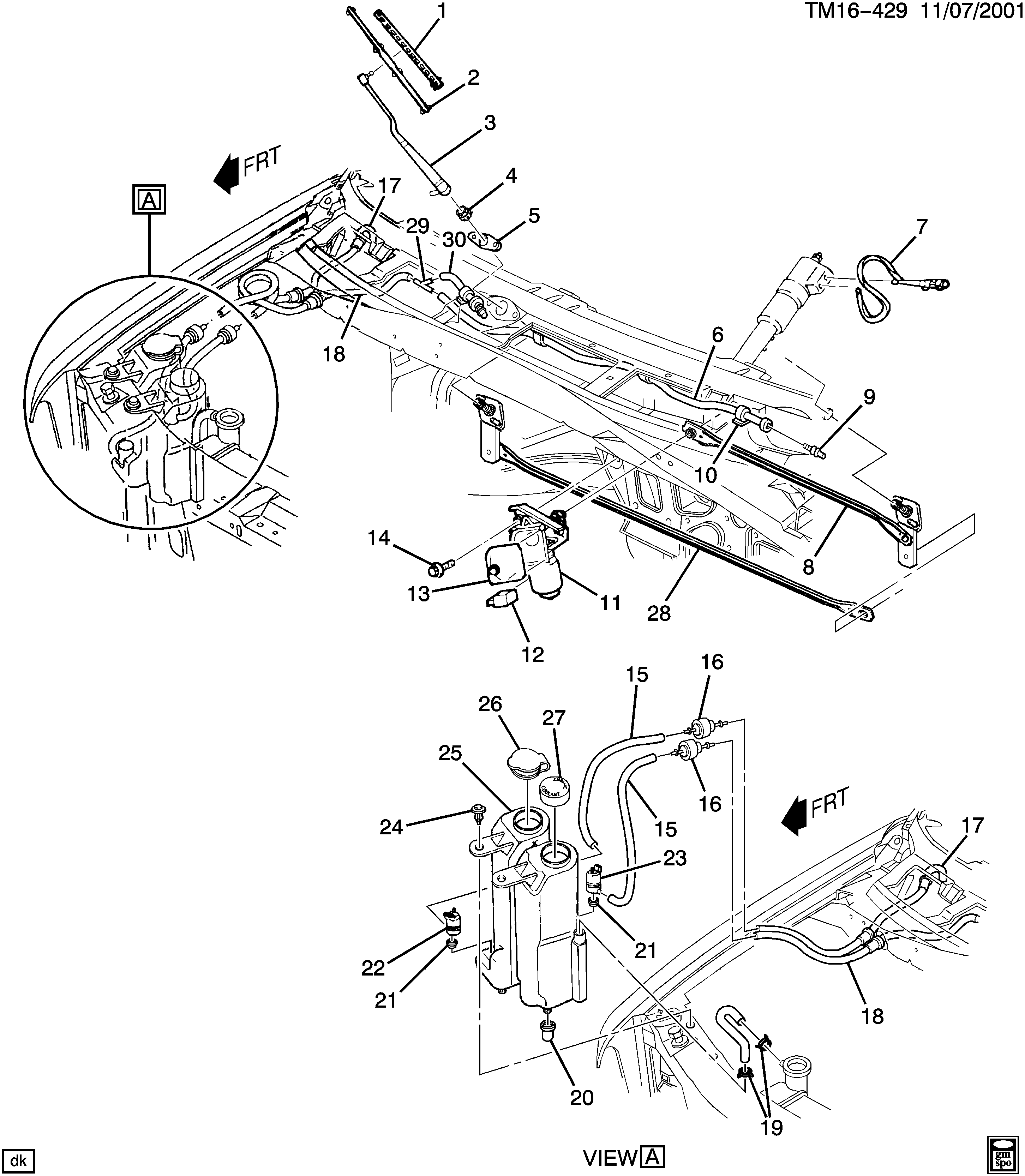 General Motors 22110431 - Stikla tīrītāja slotiņa ps1.lv