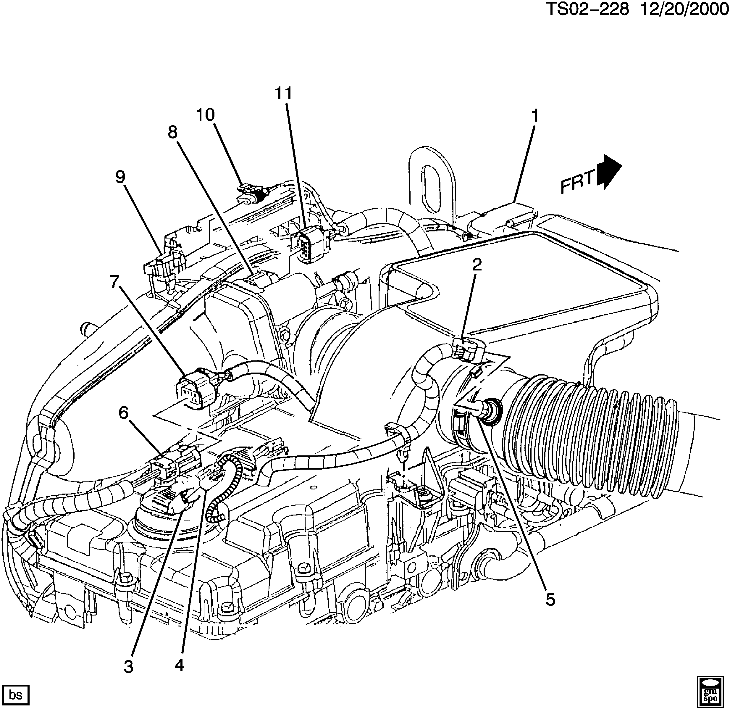 Buick 12614970 - Devējs, Spiediens ieplūdes traktā ps1.lv