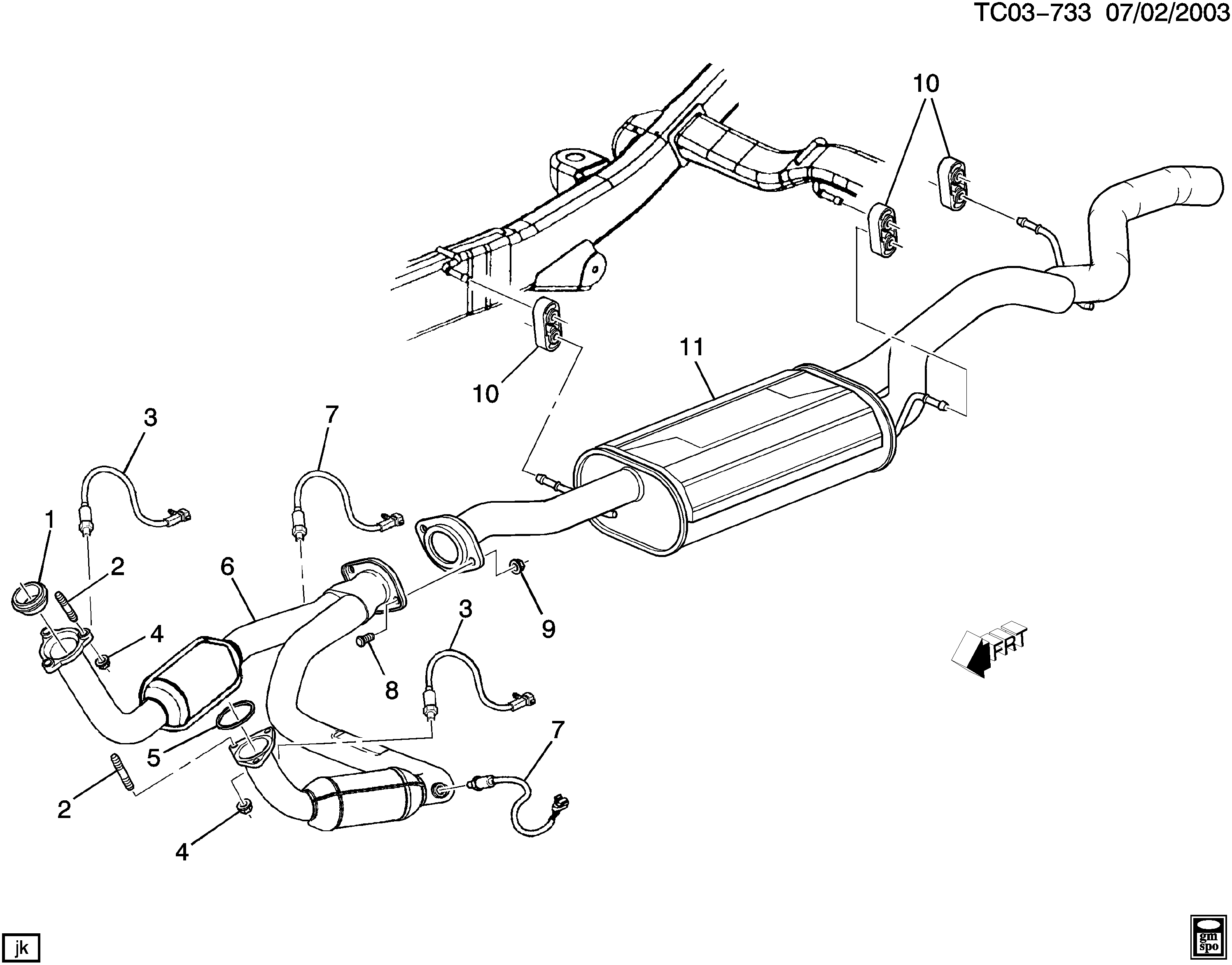 Chevrolet 15035747 - SEAL,EXH MANIF PIPE ps1.lv