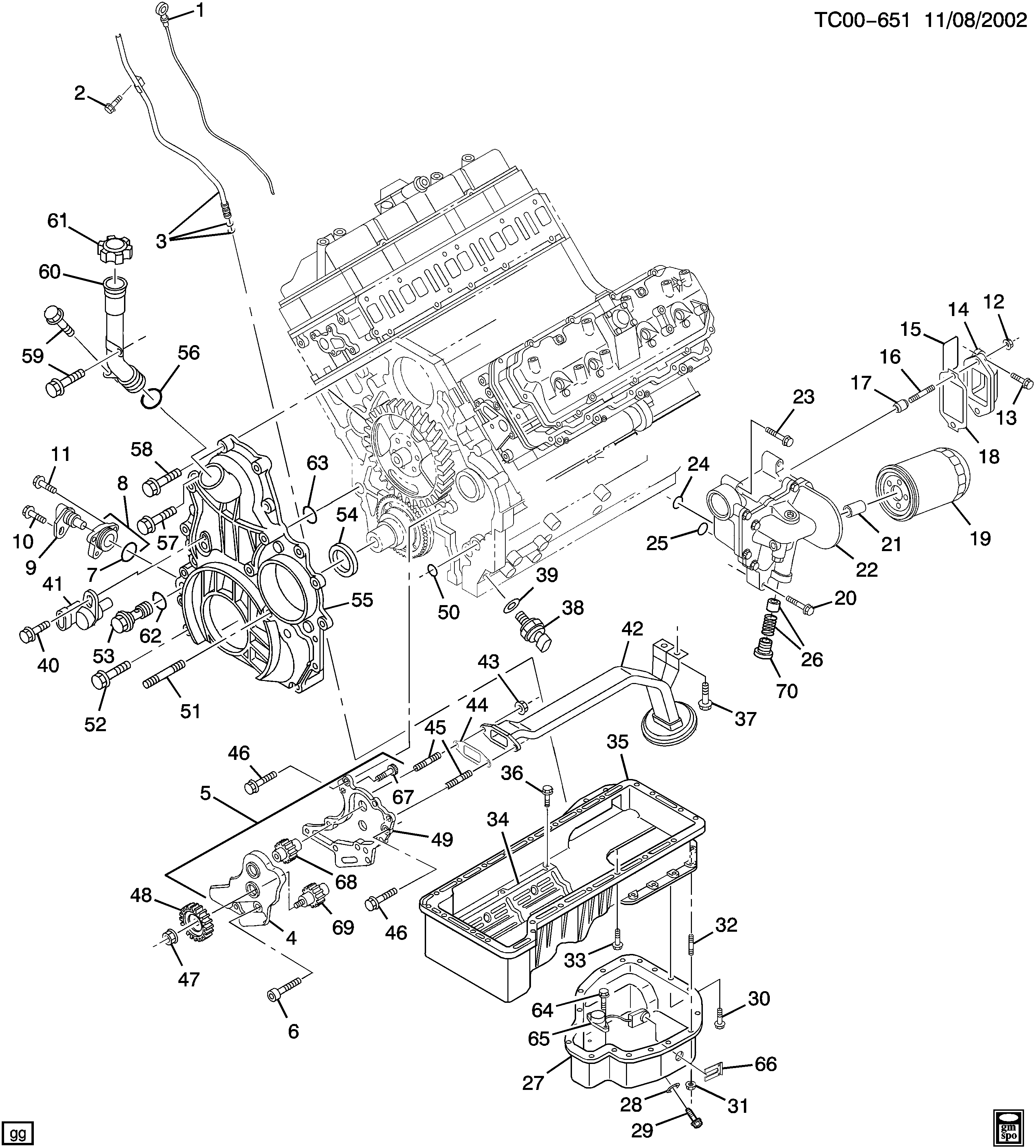 Chevrolet 97209341 - Vārpstas blīvgredzens, Kloķvārpsta ps1.lv