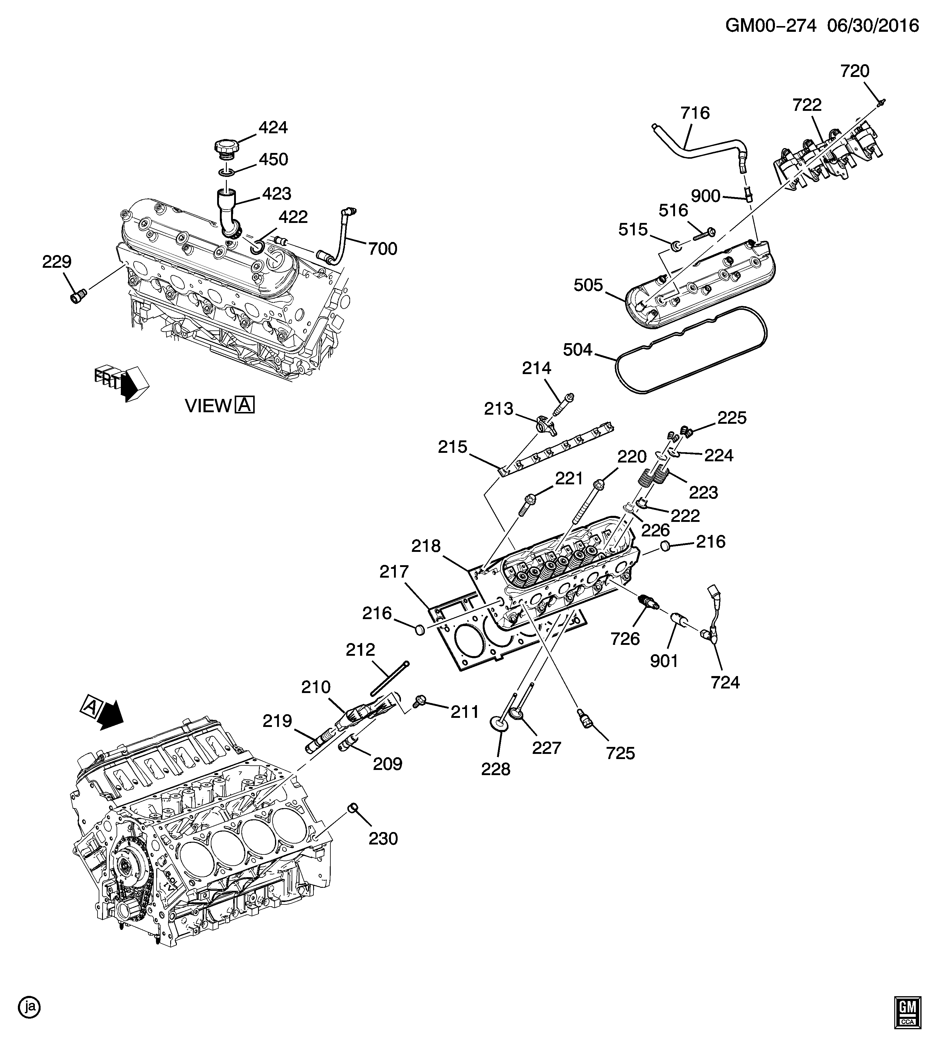 Cadillac 12482062 - Blīvgredzens, Vārsta kāts ps1.lv