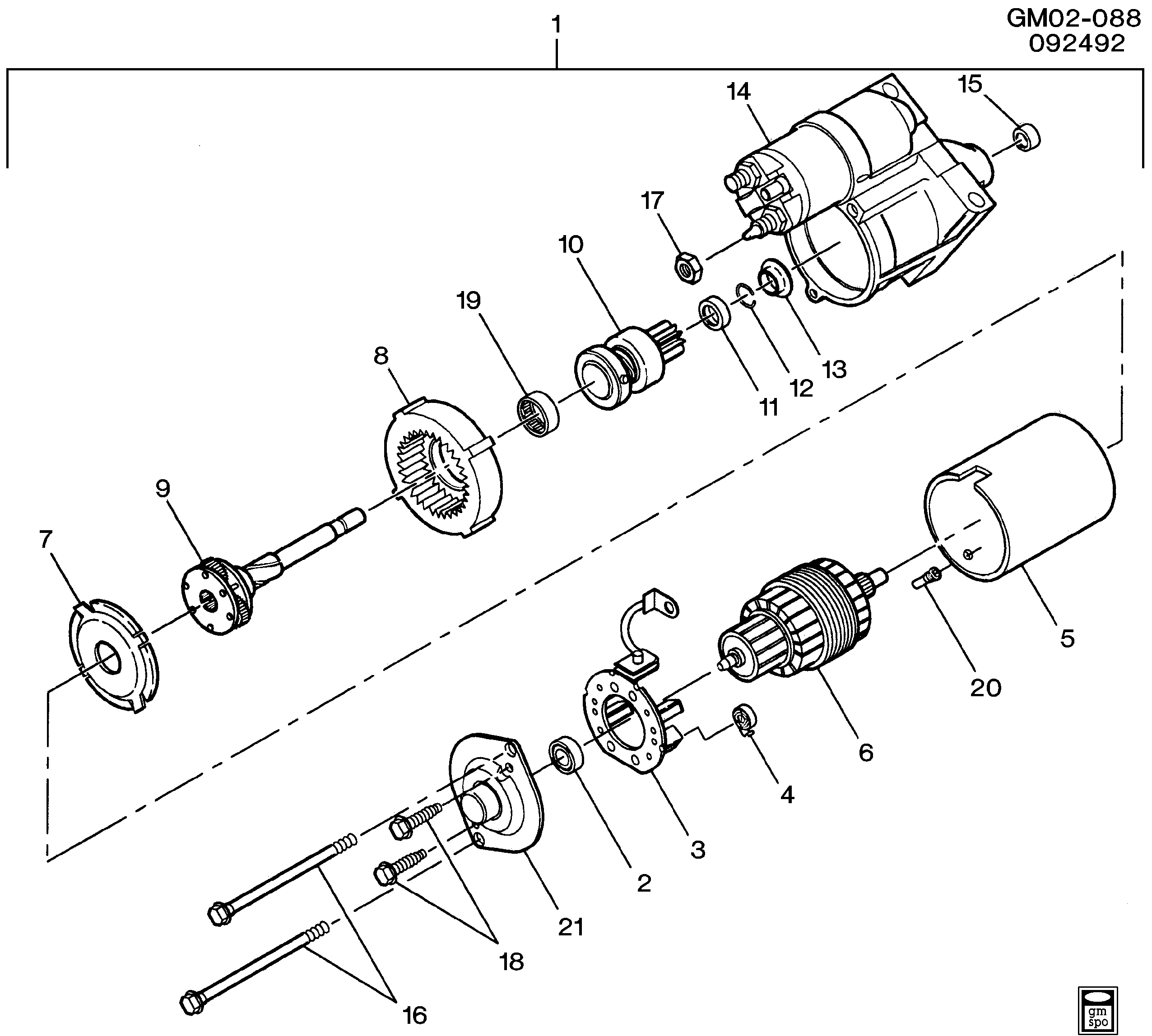 Cadillac 10465294 - Starteris ps1.lv