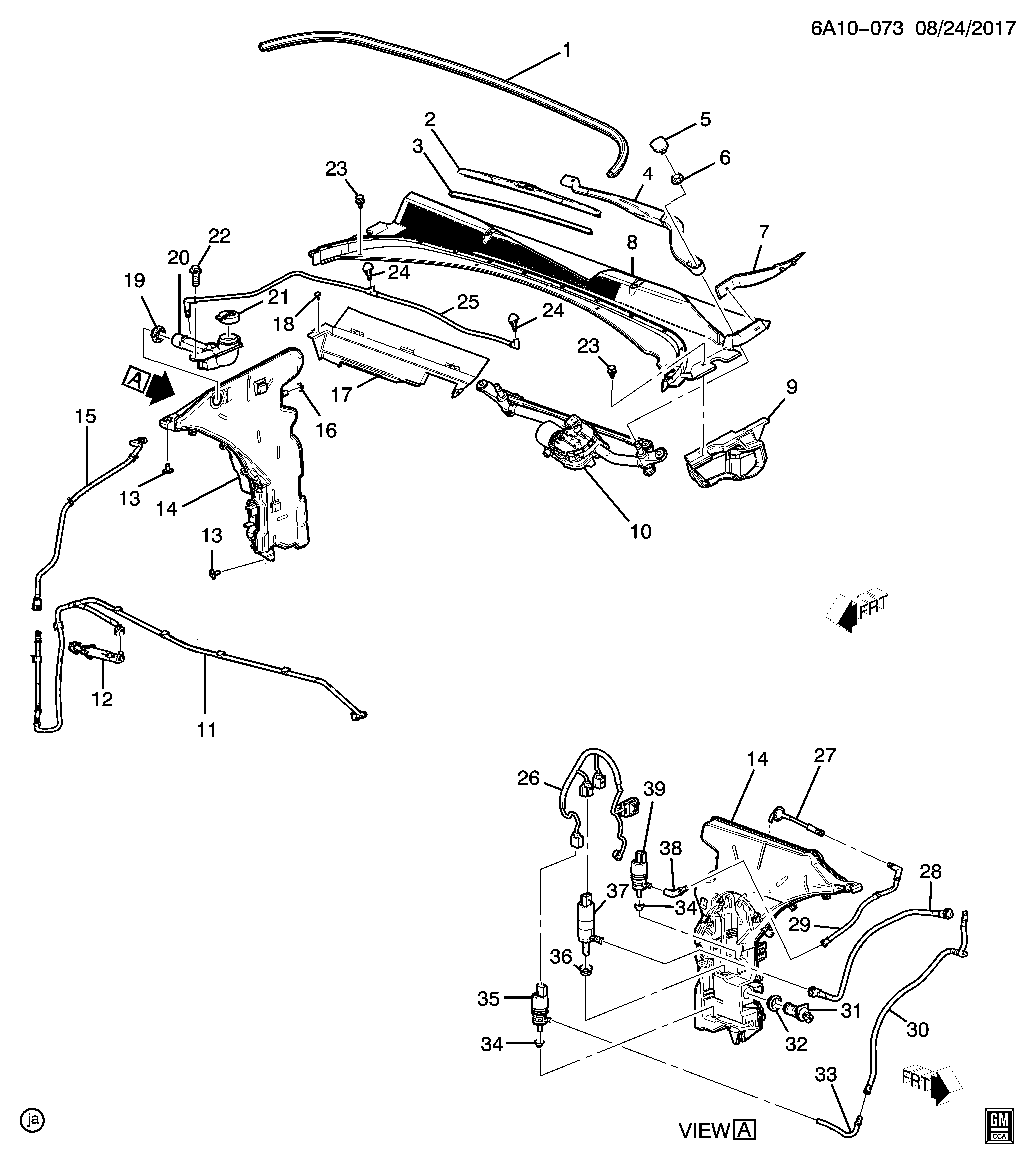 Chevrolet 13264299 - Ūdenssūknis, Stiklu tīrīšanas sistēma ps1.lv