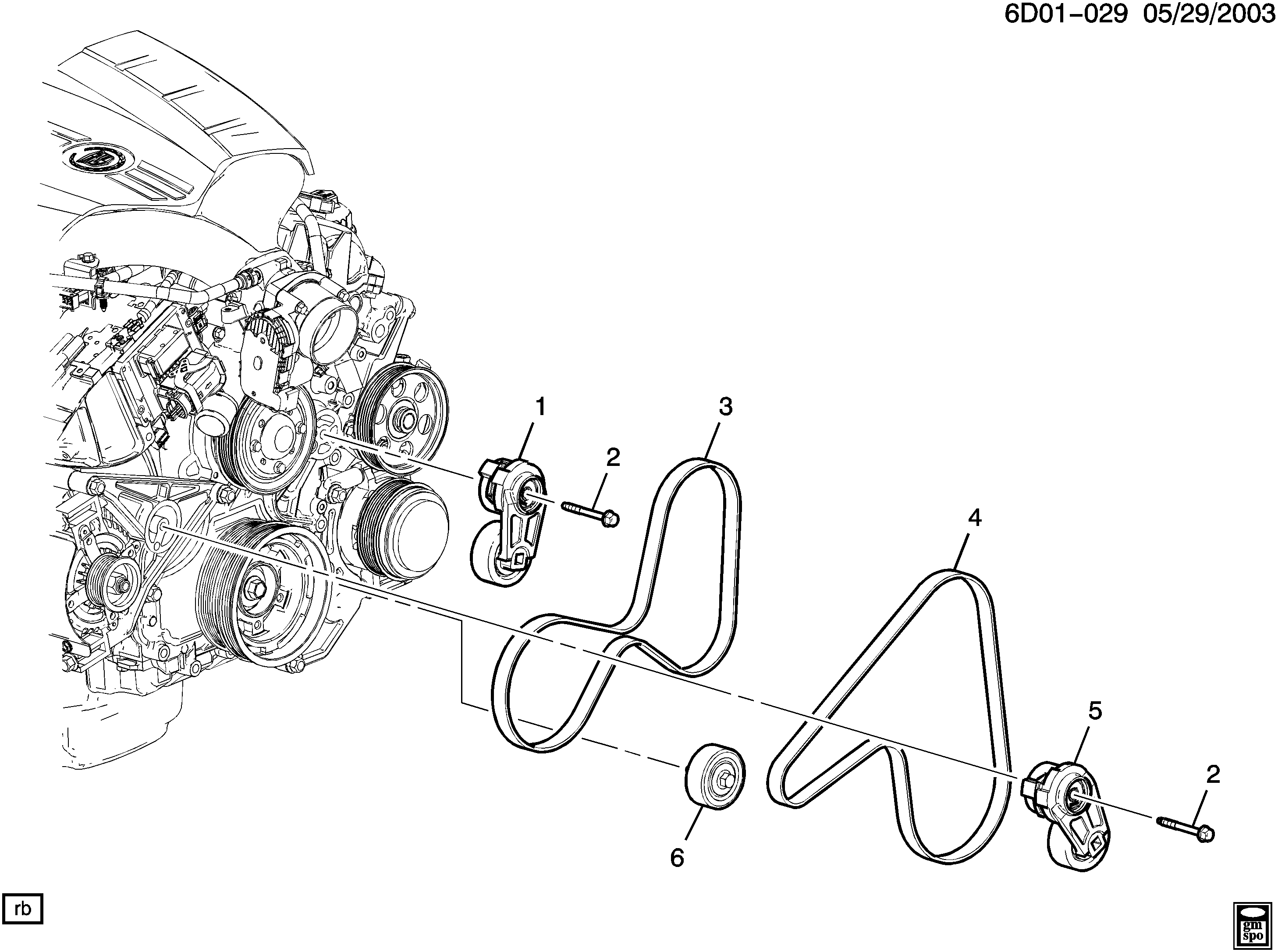 Chevrolet 12621991 - Ķīļrievu siksna ps1.lv