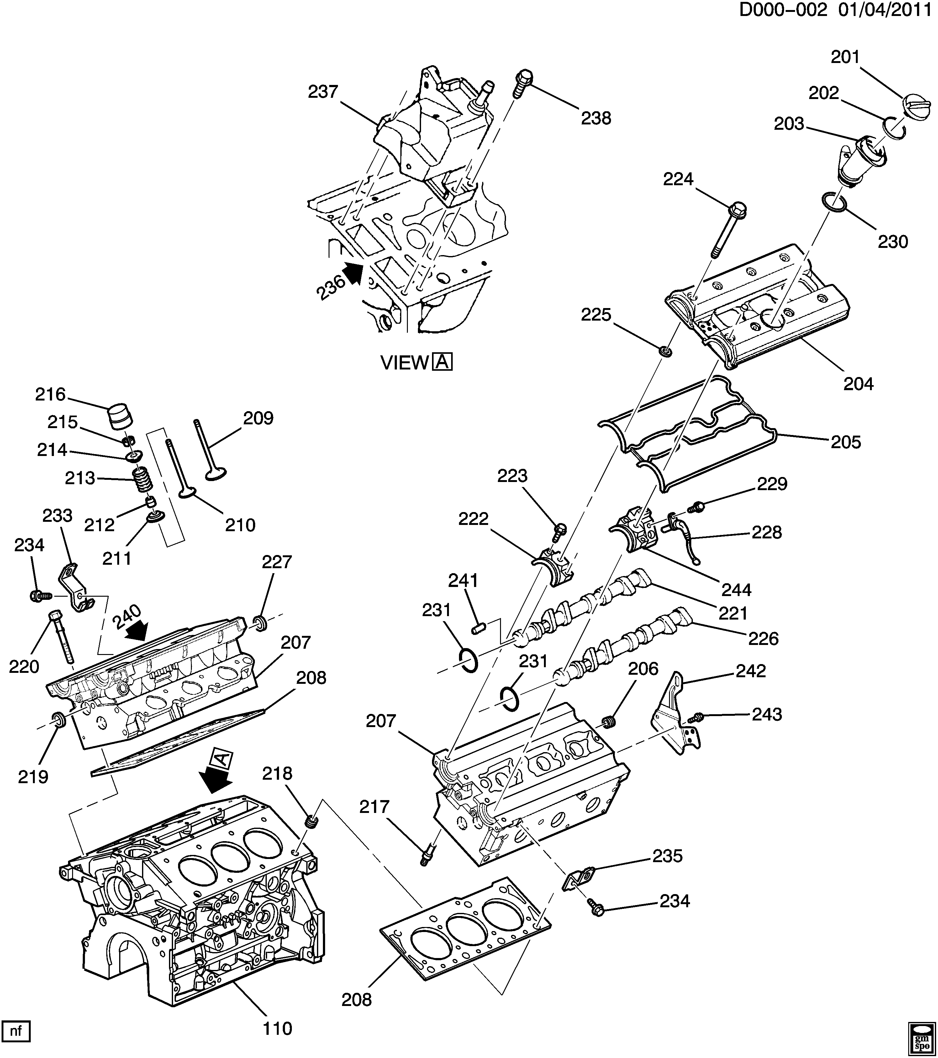 Chevrolet 90410741 - Blīvgredzens, Vārsta kāts ps1.lv