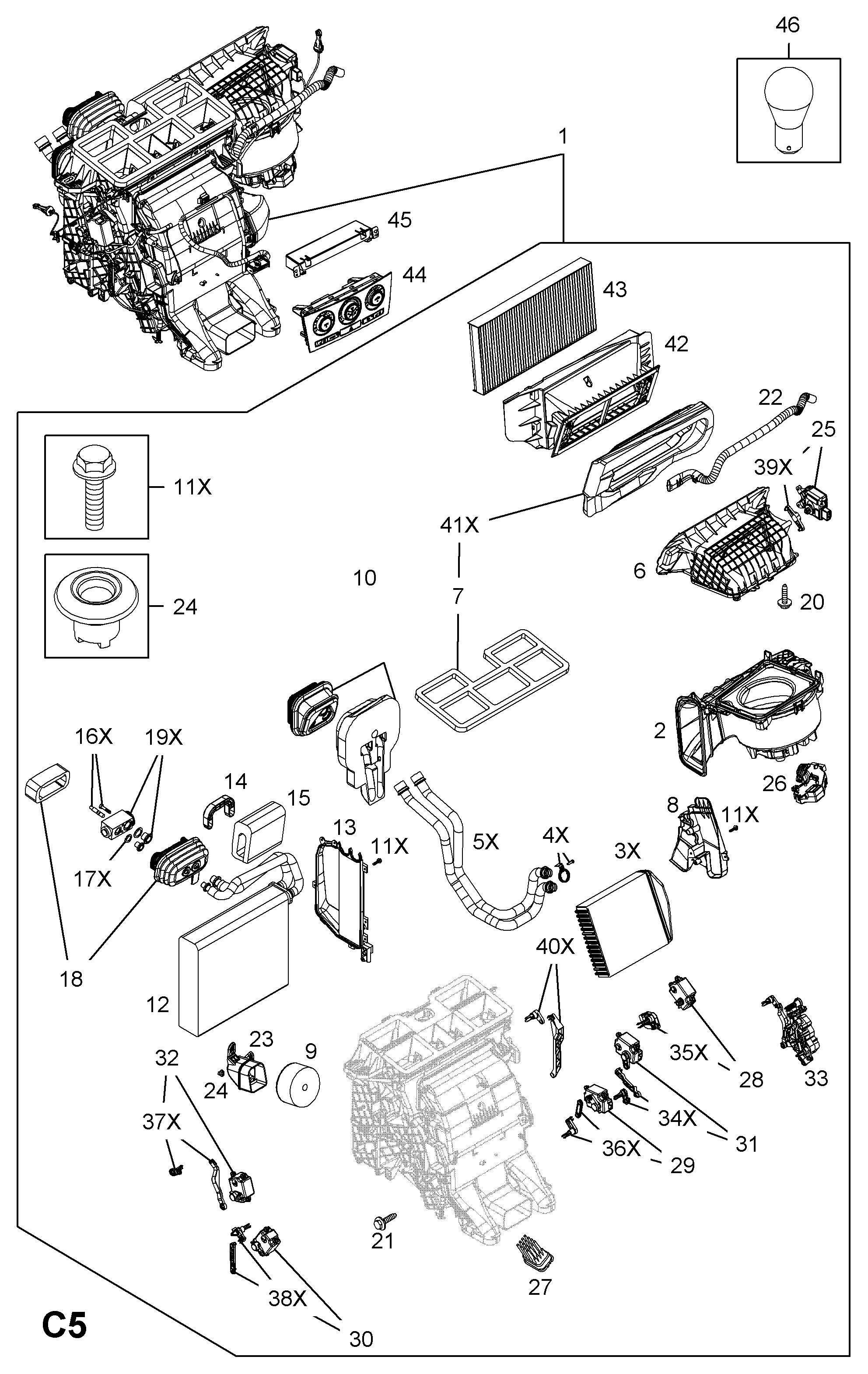 Vauxhall 1618263 - Izplešanās vārsts, Gaisa kond. sistēma ps1.lv