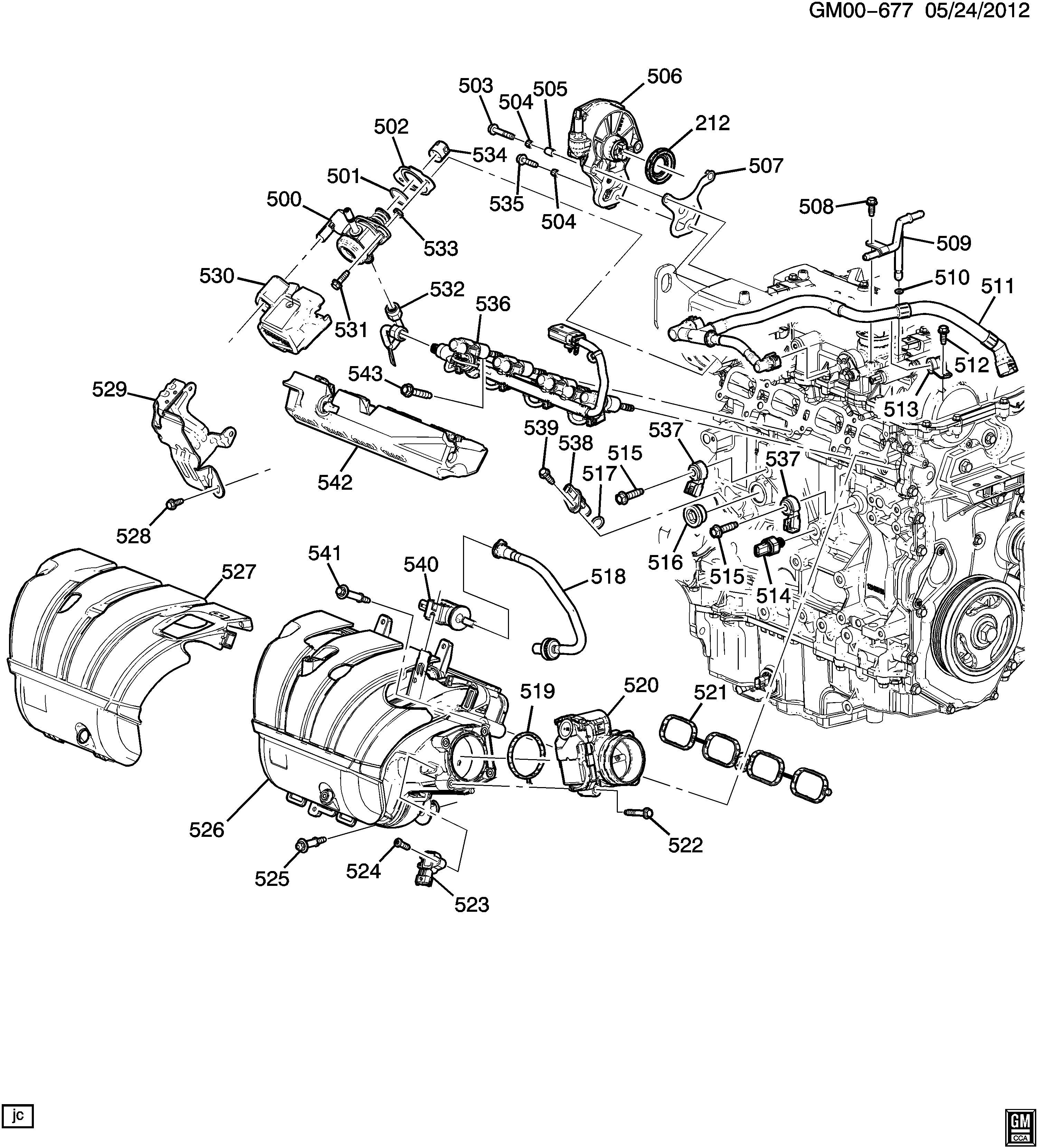 Opel 12 655 276 - Blīve, Ieplūdes kolektors ps1.lv