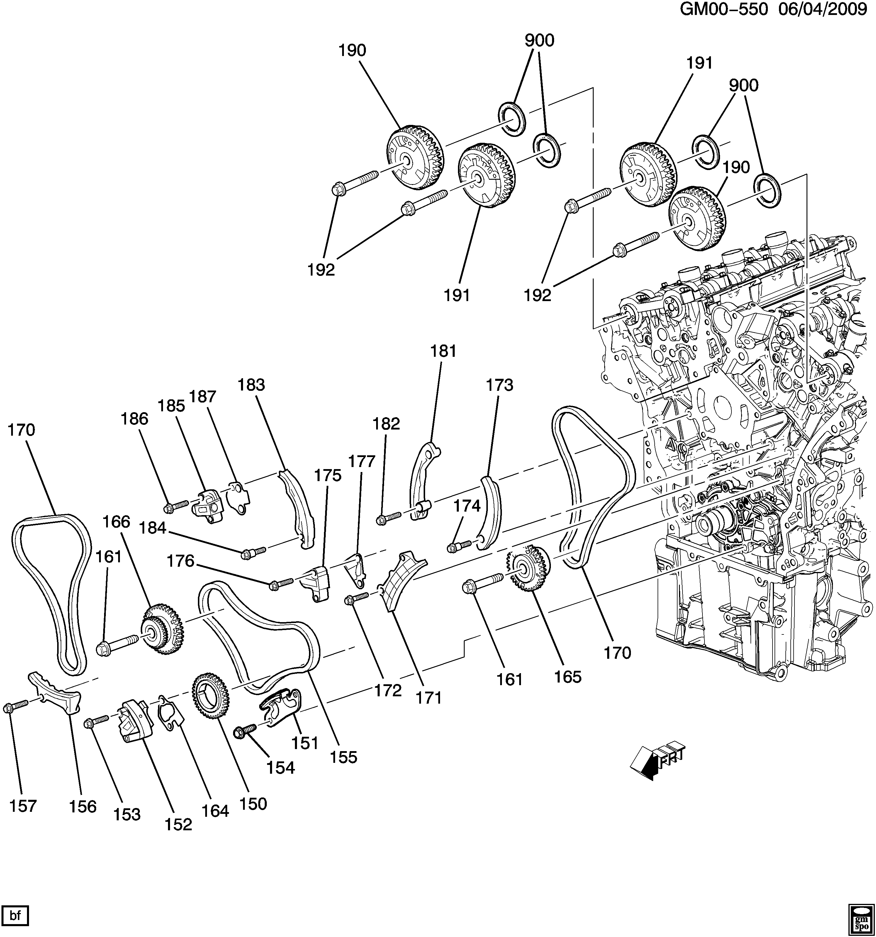 Vauxhall 12600462 - Sadales vārpstas piedziņas ķēdes komplekts ps1.lv