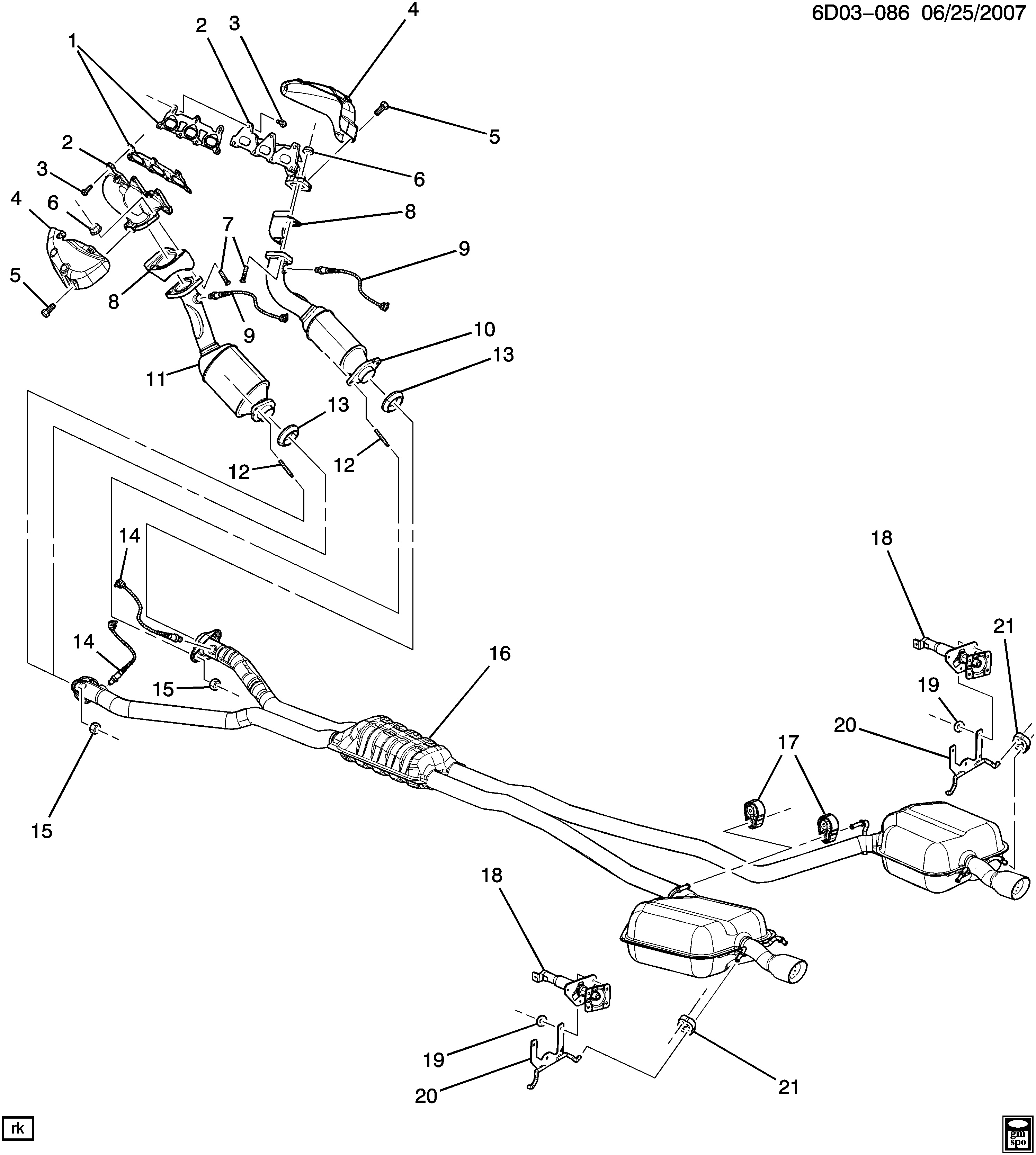 Pontiac 12594935 - Lambda zonde ps1.lv