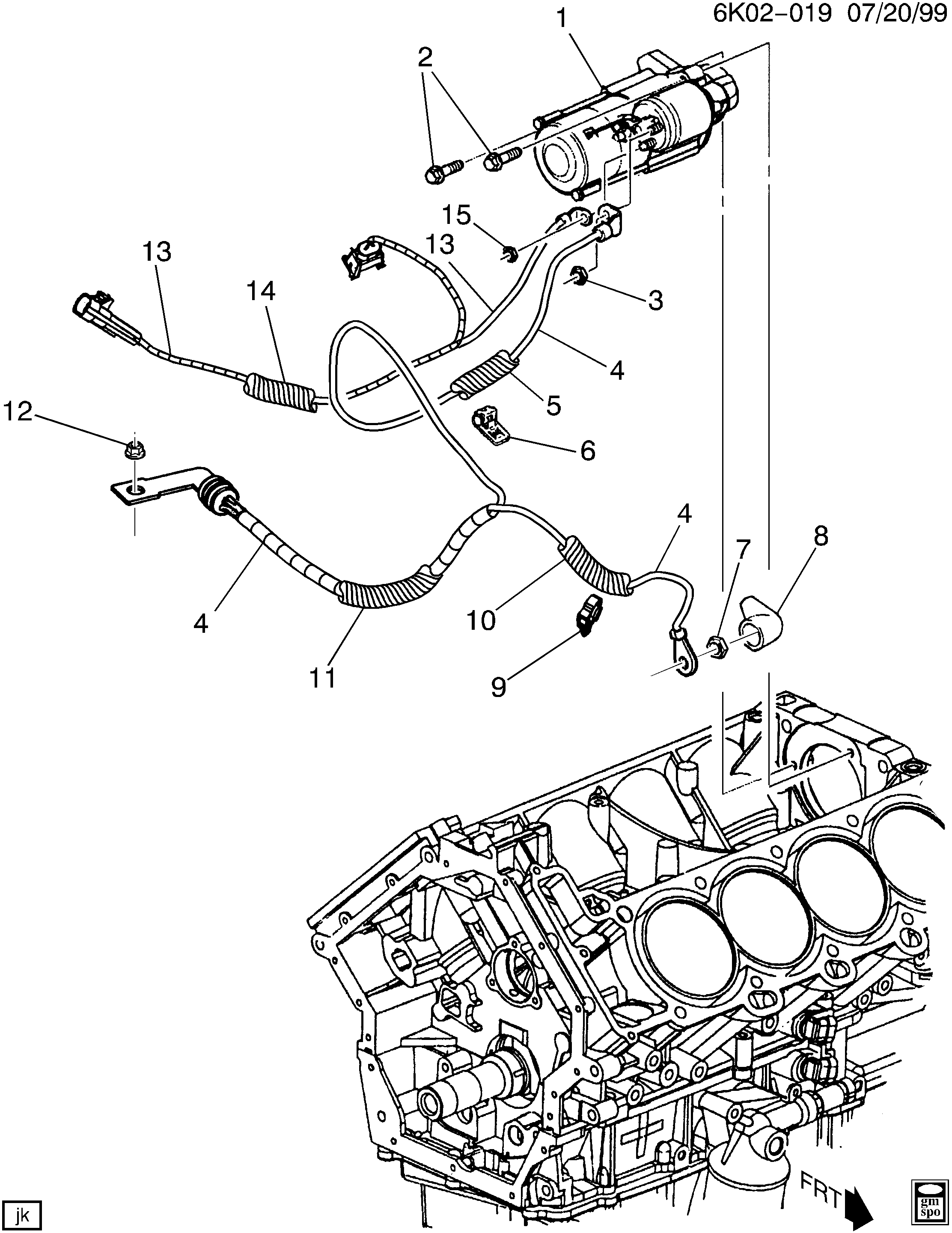 Cadillac 10465523 - Starteris ps1.lv