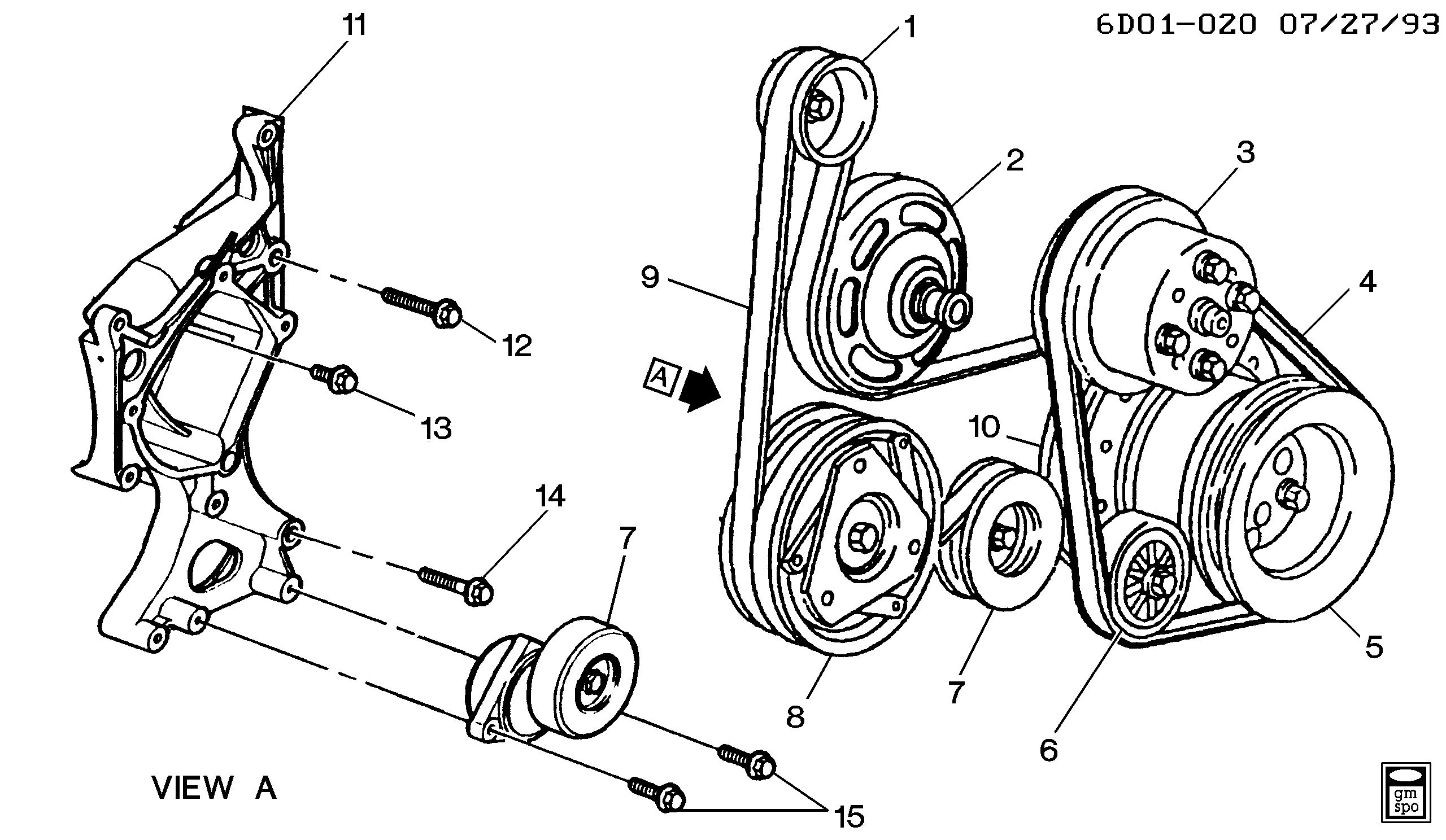 Chevrolet 19244956 - BELT,GEN & A/C CMPR & P/S PUMP ps1.lv