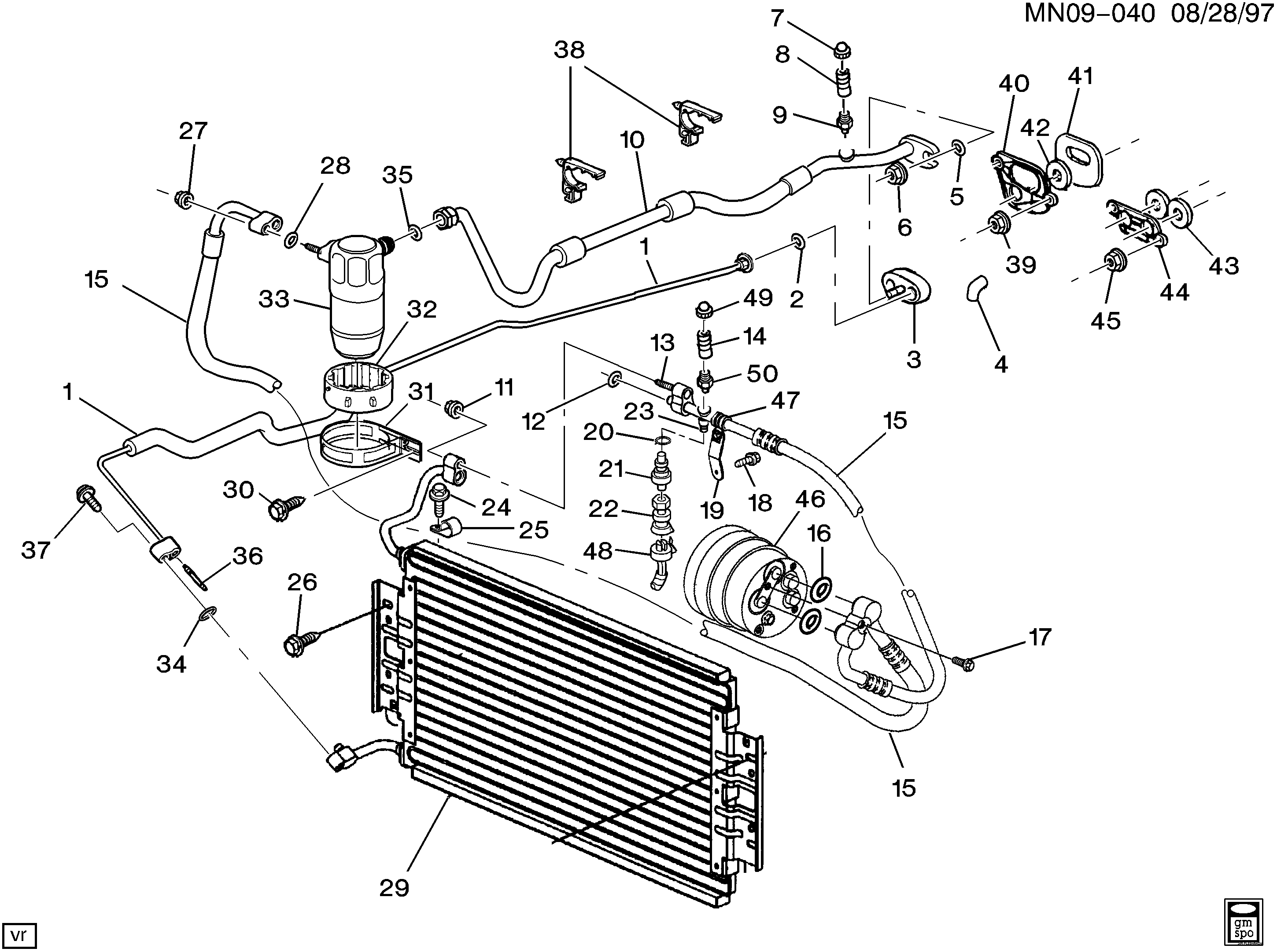 AUDI 52460909 - Izplešanās vārsts, Gaisa kond. sistēma ps1.lv