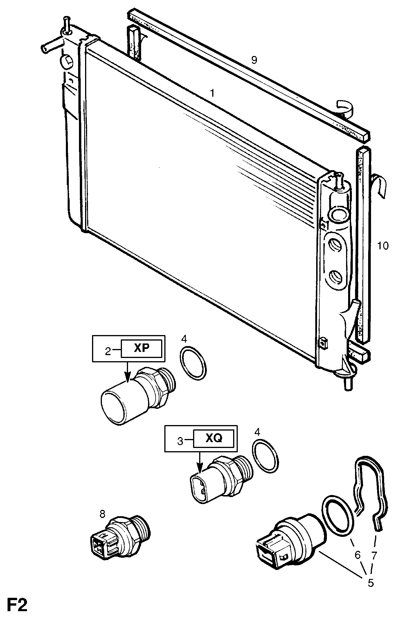 SAAB 1300160 - Radiators, Motora dzesēšanas sistēma ps1.lv