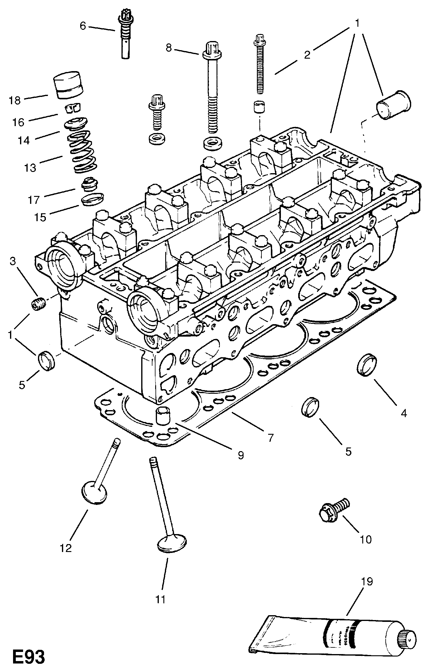 Opel 641 325 - Izplūdes vārsts ps1.lv