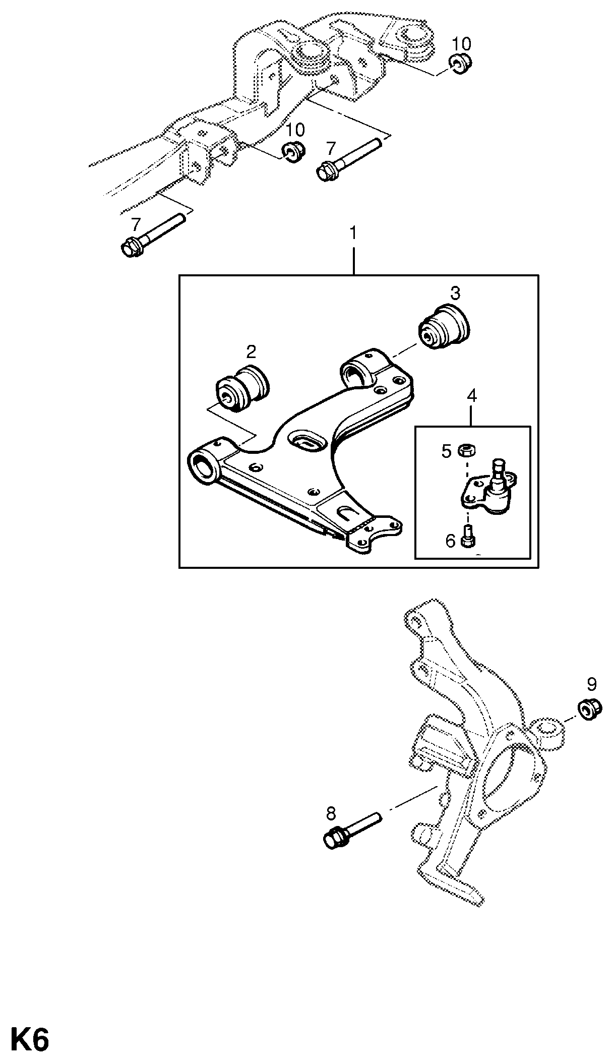 SAAB 5352017 - Neatkarīgās balstiekārtas svira, Riteņa piekare ps1.lv