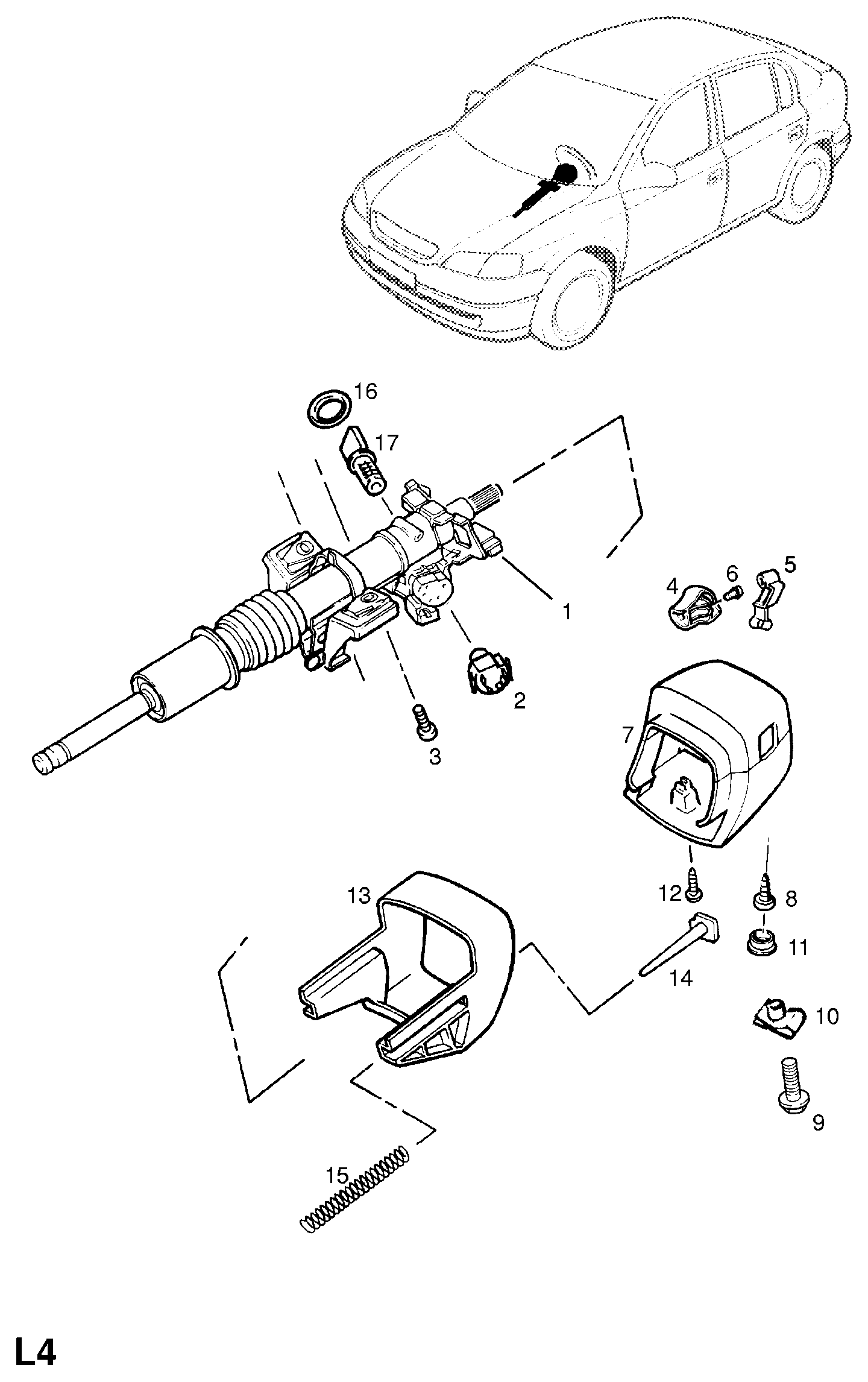 Opel 913 652 - Aizdedzes slēdzis ps1.lv