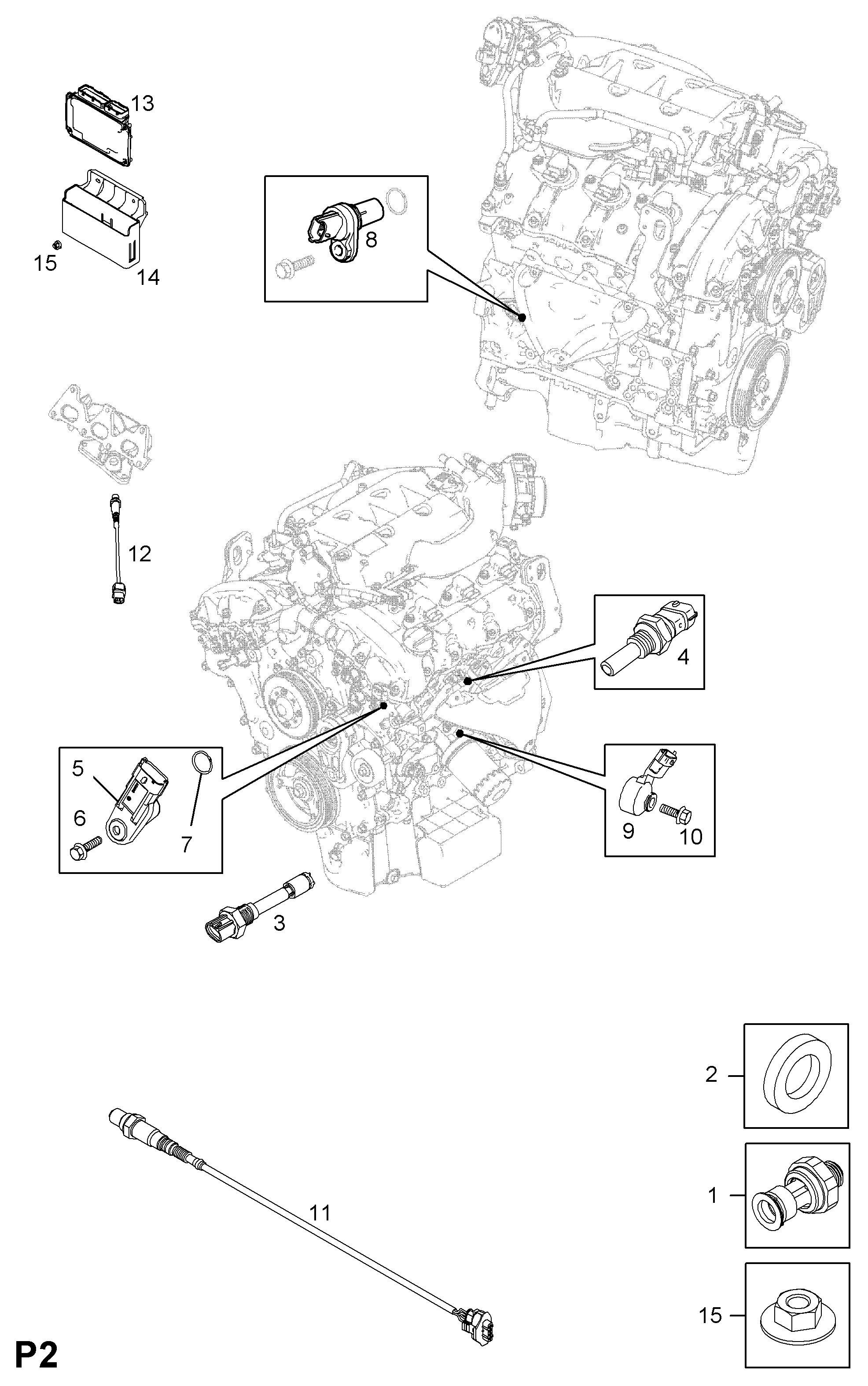 Vauxhall 48 07 856 - Lambda zonde ps1.lv