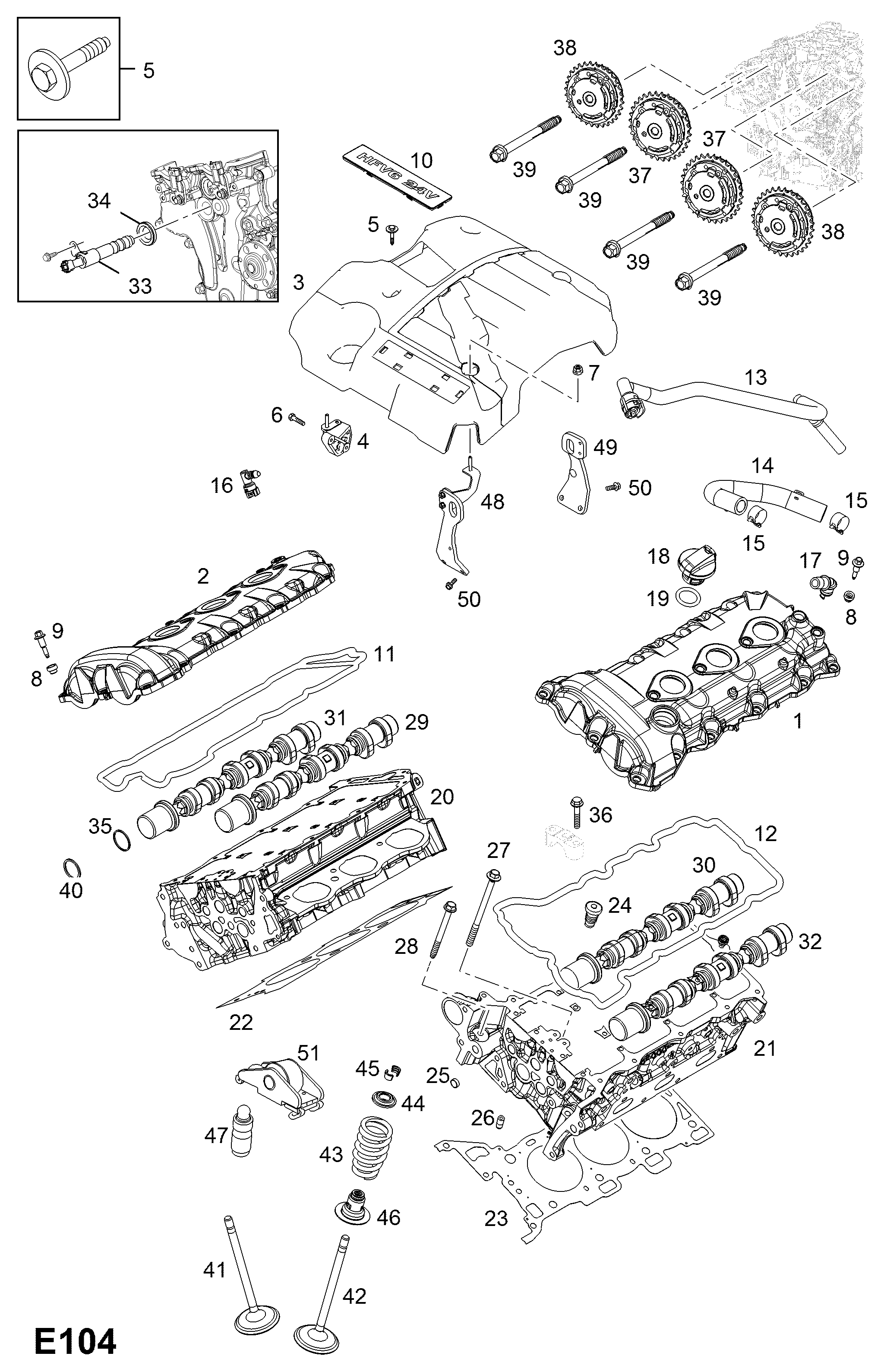 Opel 48 07 956 - Blīve, Motora bloka galva ps1.lv