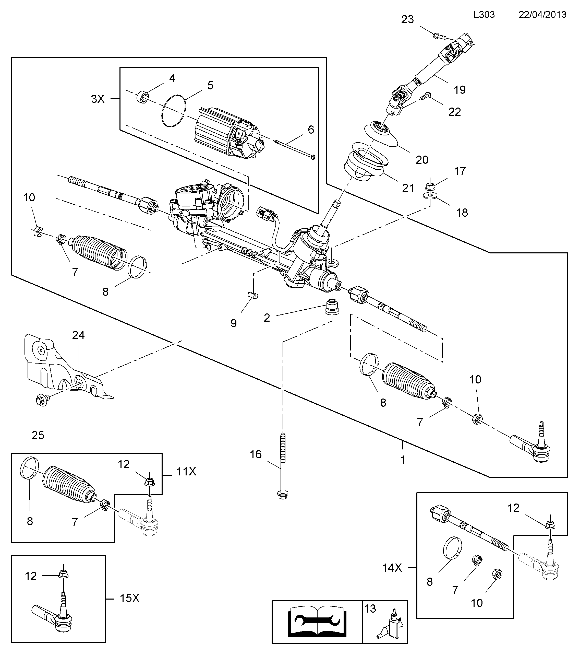 Buick 1609026 - Stūres šķērsstiepņa uzgalis ps1.lv