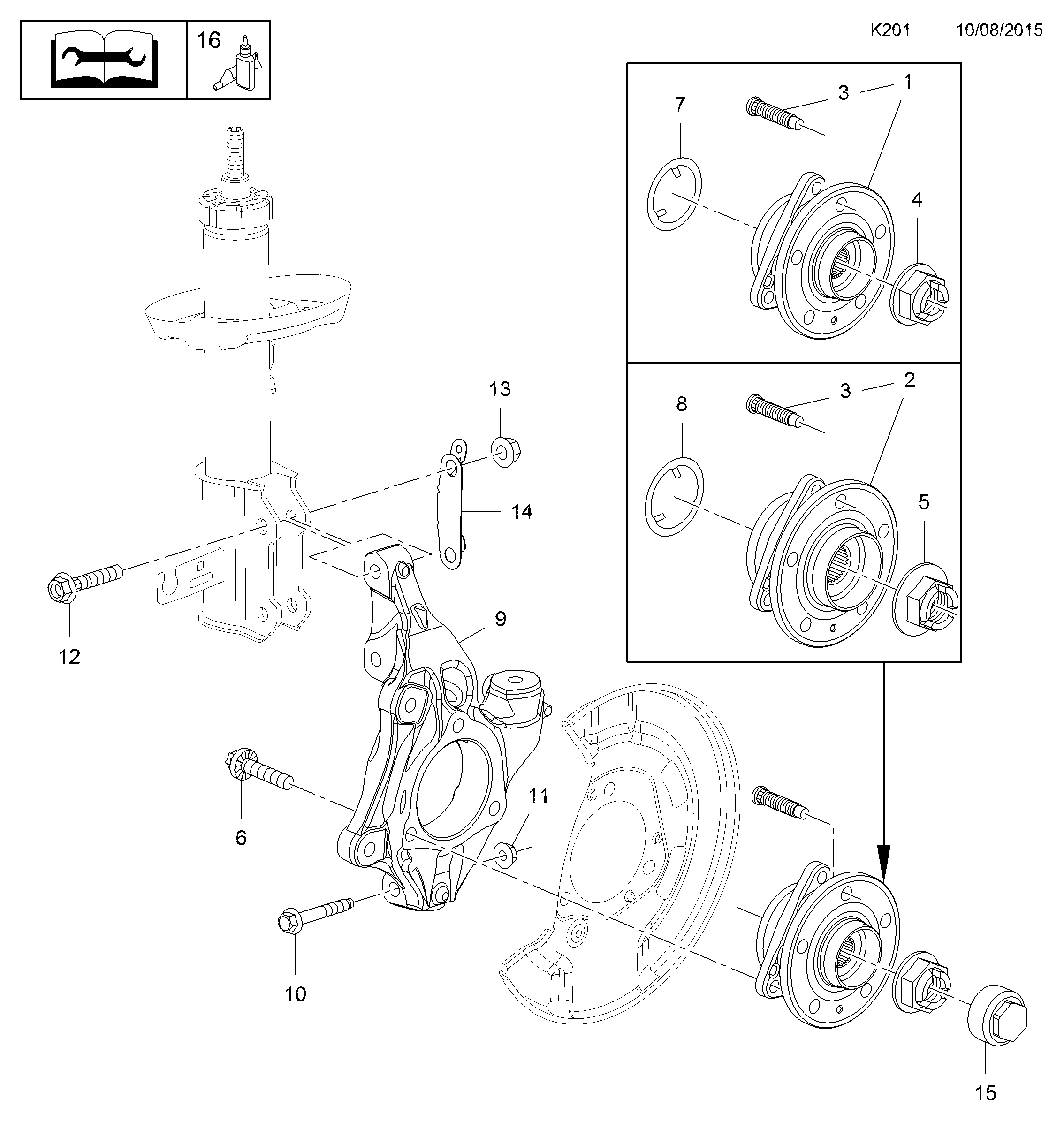 Daihatsu 328021 - Riteņa rumbas gultņa komplekts ps1.lv