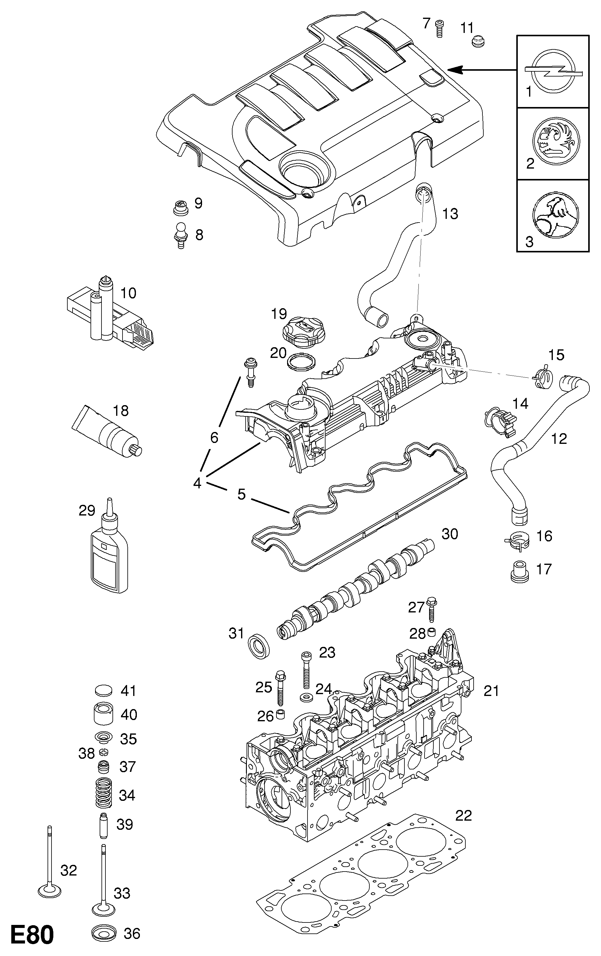 Opel 641385 - Izplūdes vārsts ps1.lv