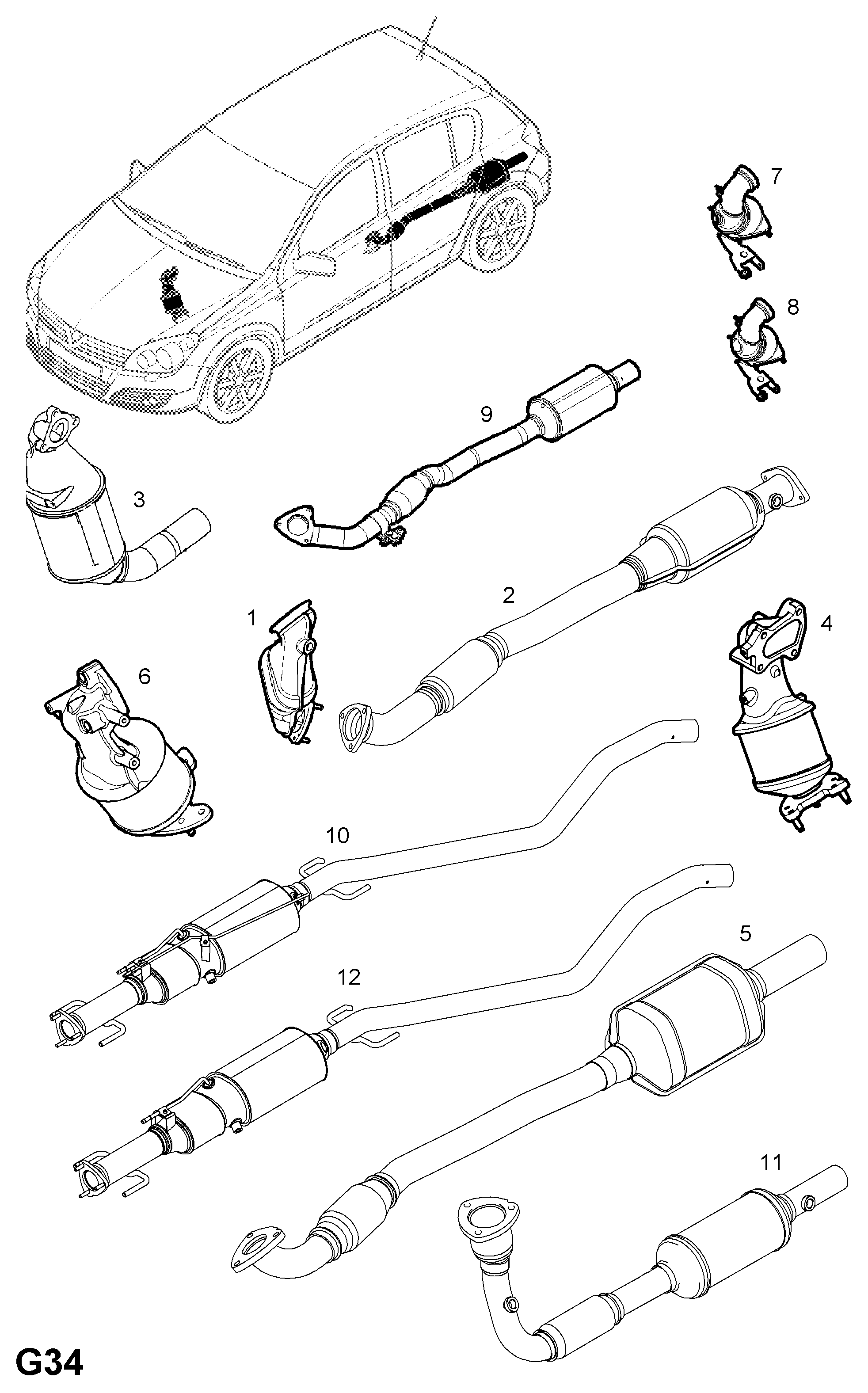 Opel 855665 - Asortiments, Sodrēju / Daļiņu filtra remonts ps1.lv